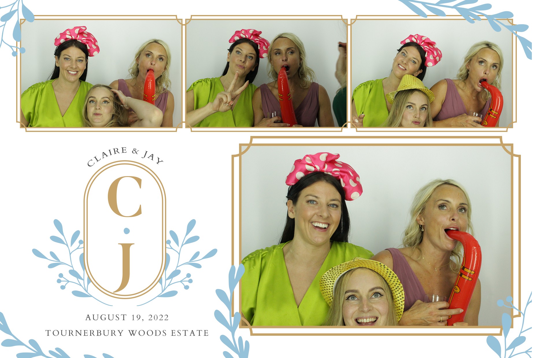 Claire & Jay's Wedding  | View more photos from the event at gallery.myphotoboothexperience.co.uk/u/MyPhotoBoothExperienceLtd/Claire-Jays-Wedding