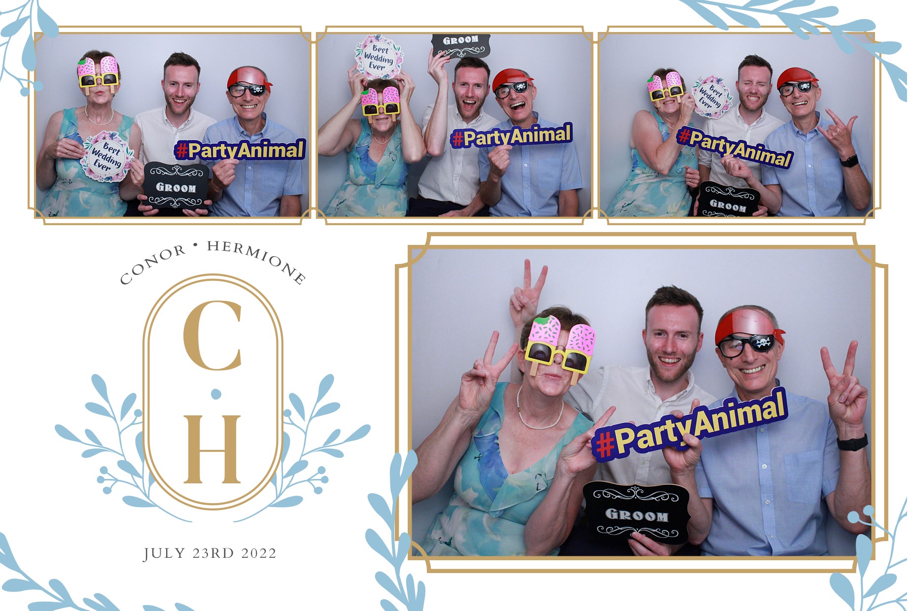 Conor & Hermione's Wedding  | View more photos from the event at gallery.myphotoboothexperience.co.uk/u/MyPhotoBoothExperienceLtd/Conor-Hermiones-Wedding