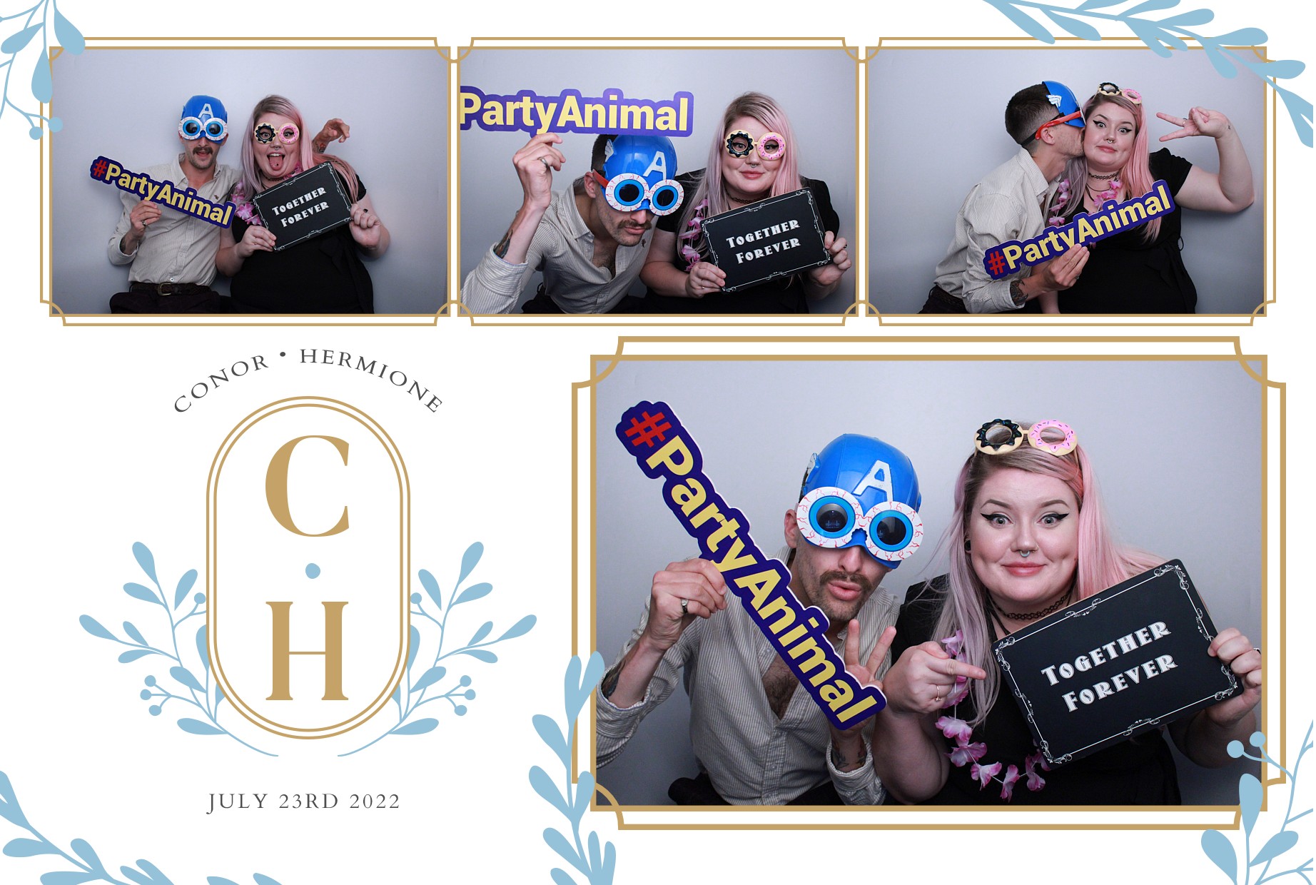 Conor & Hermione's Wedding  | View more photos from the event at gallery.myphotoboothexperience.co.uk/u/MyPhotoBoothExperienceLtd/Conor-Hermiones-Wedding