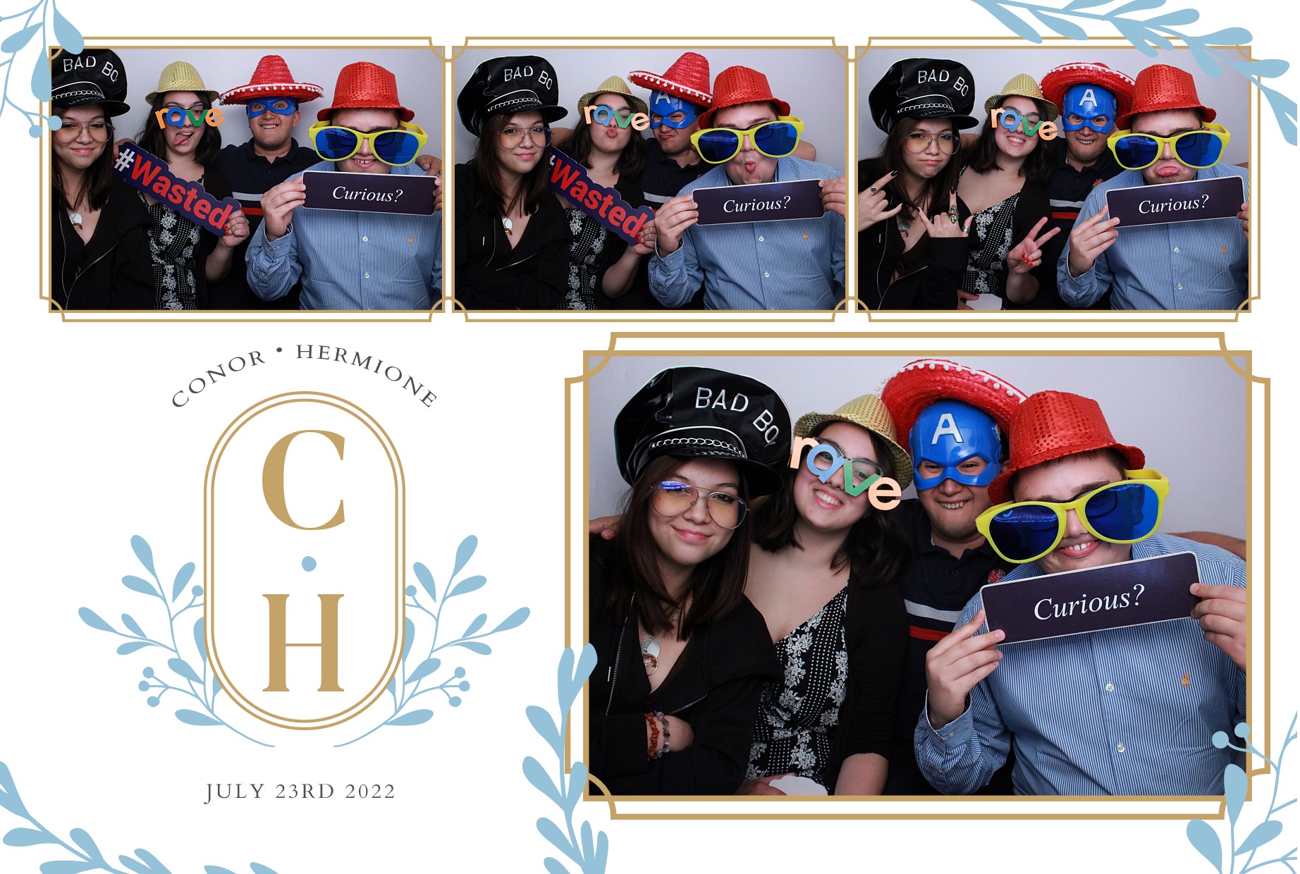 Conor & Hermione's Wedding  | View more photos from the event at gallery.myphotoboothexperience.co.uk/u/MyPhotoBoothExperienceLtd/Conor-Hermiones-Wedding