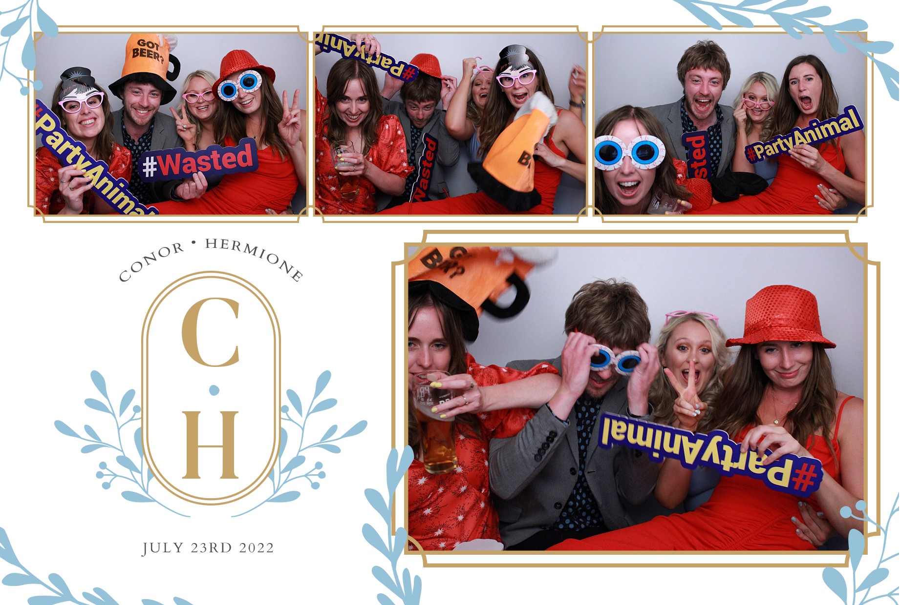 Conor & Hermione's Wedding  | View more photos from the event at gallery.myphotoboothexperience.co.uk/u/MyPhotoBoothExperienceLtd/Conor-Hermiones-Wedding