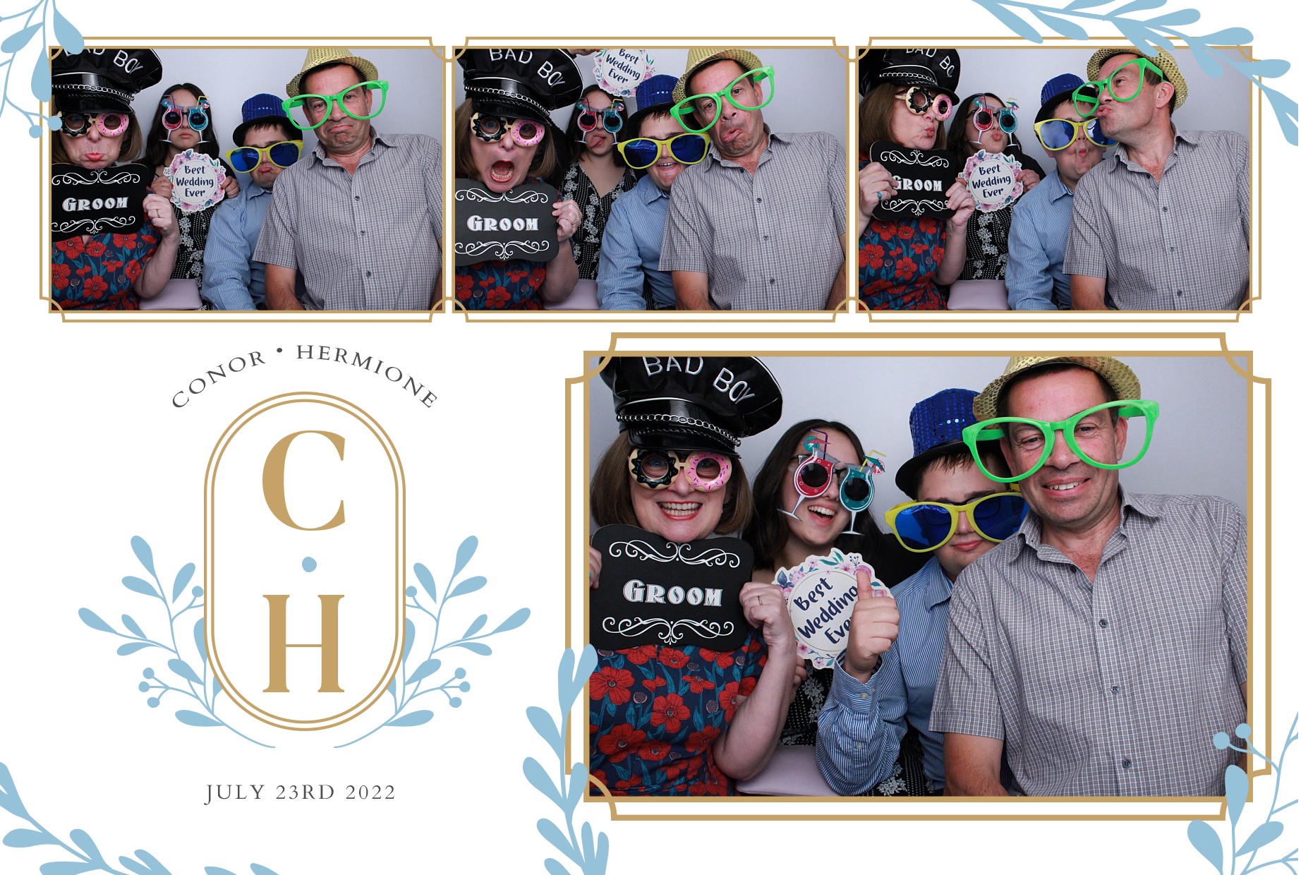 Conor & Hermione's Wedding  | View more photos from the event at gallery.myphotoboothexperience.co.uk/u/MyPhotoBoothExperienceLtd/Conor-Hermiones-Wedding