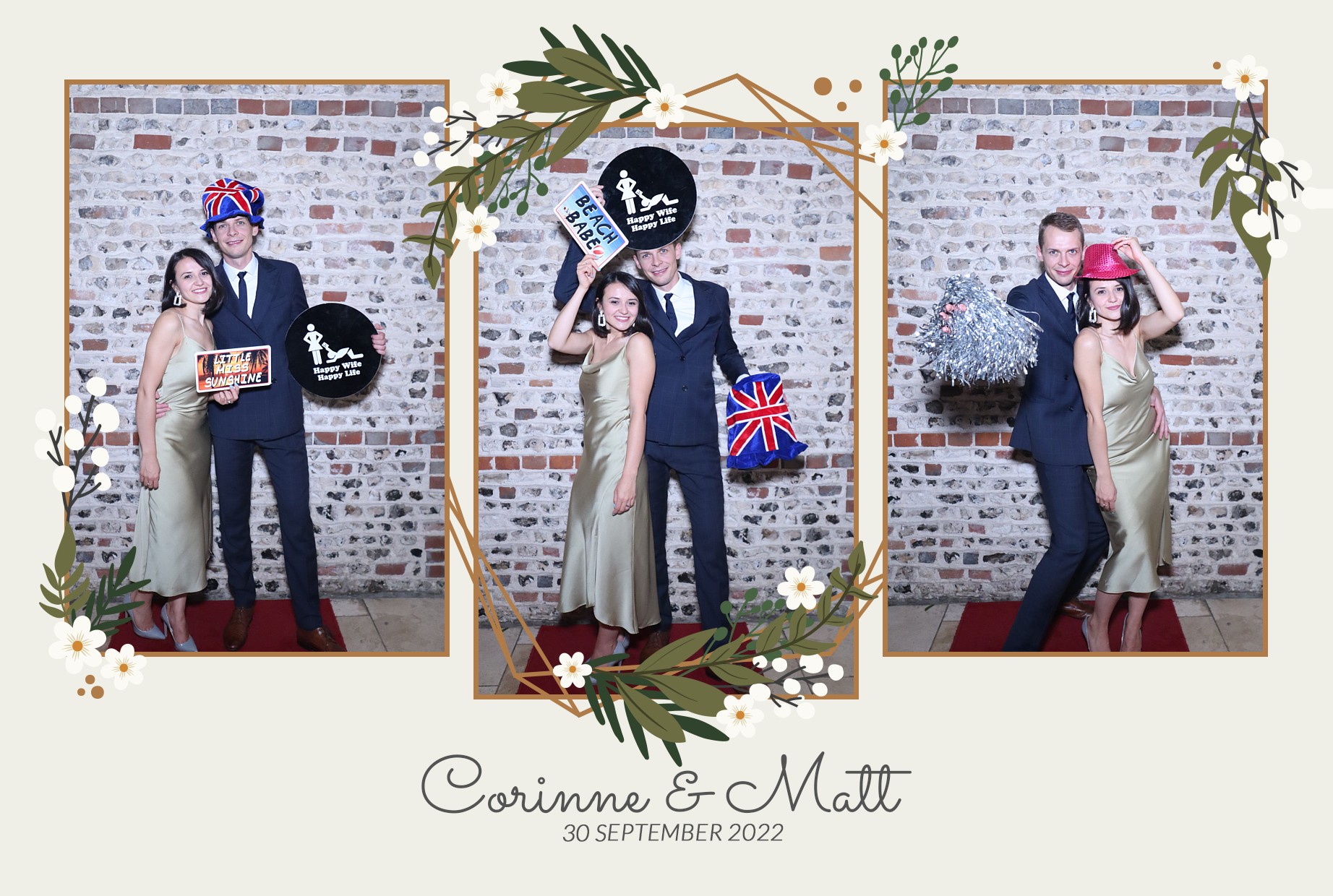 Corinne & Matt's Wedding | View more photos from the event at gallery.myphotoboothexperience.co.uk/u/MyPhotoBoothExperienceLtd/Corinne-Matts-Wedding