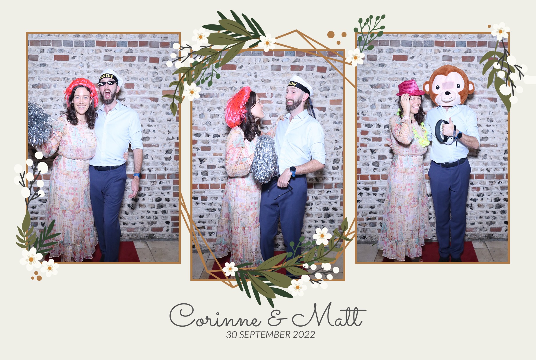 Corinne & Matt's Wedding | View more photos from the event at gallery.myphotoboothexperience.co.uk/u/MyPhotoBoothExperienceLtd/Corinne-Matts-Wedding