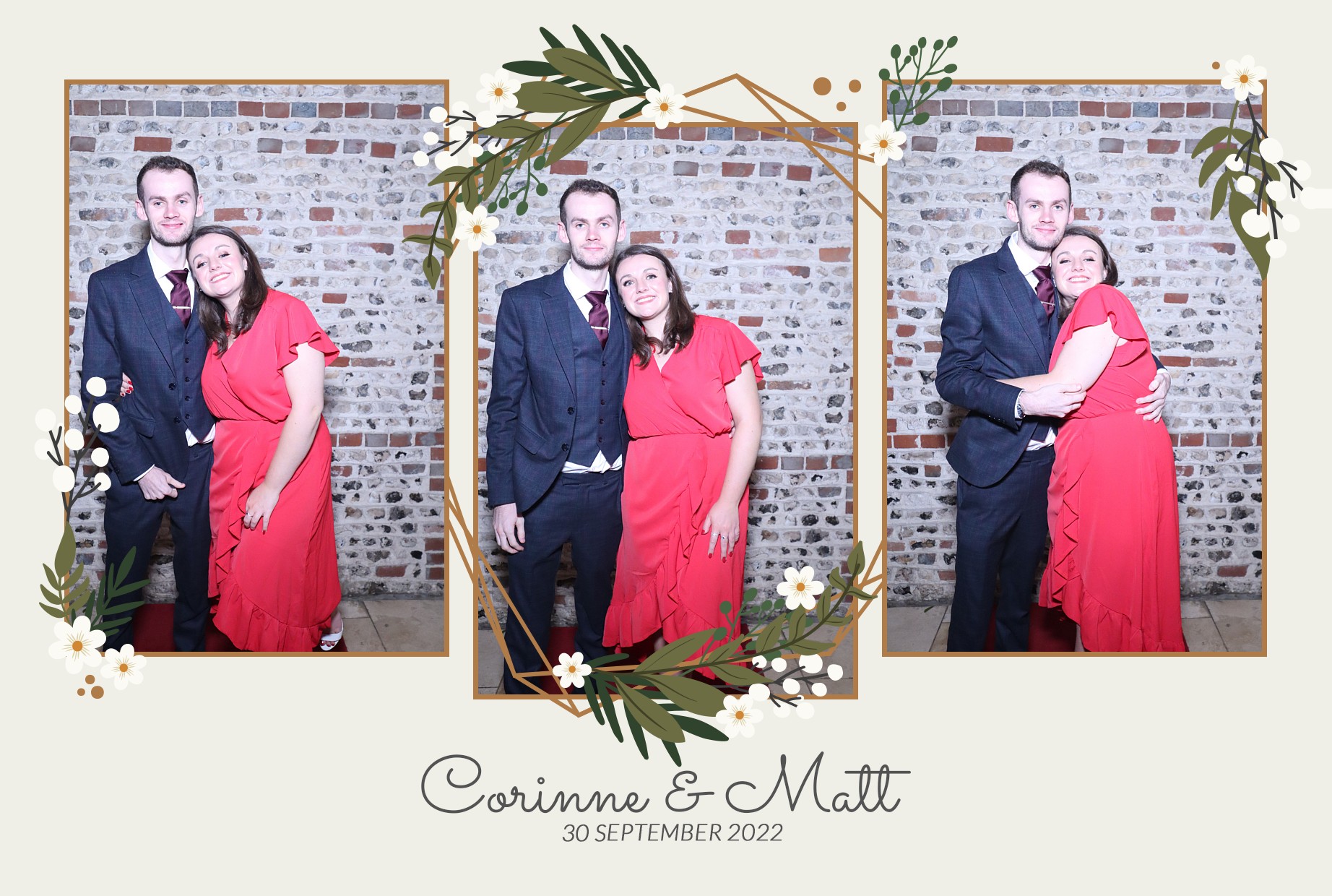 Corinne & Matt's Wedding | View more photos from the event at gallery.myphotoboothexperience.co.uk/u/MyPhotoBoothExperienceLtd/Corinne-Matts-Wedding