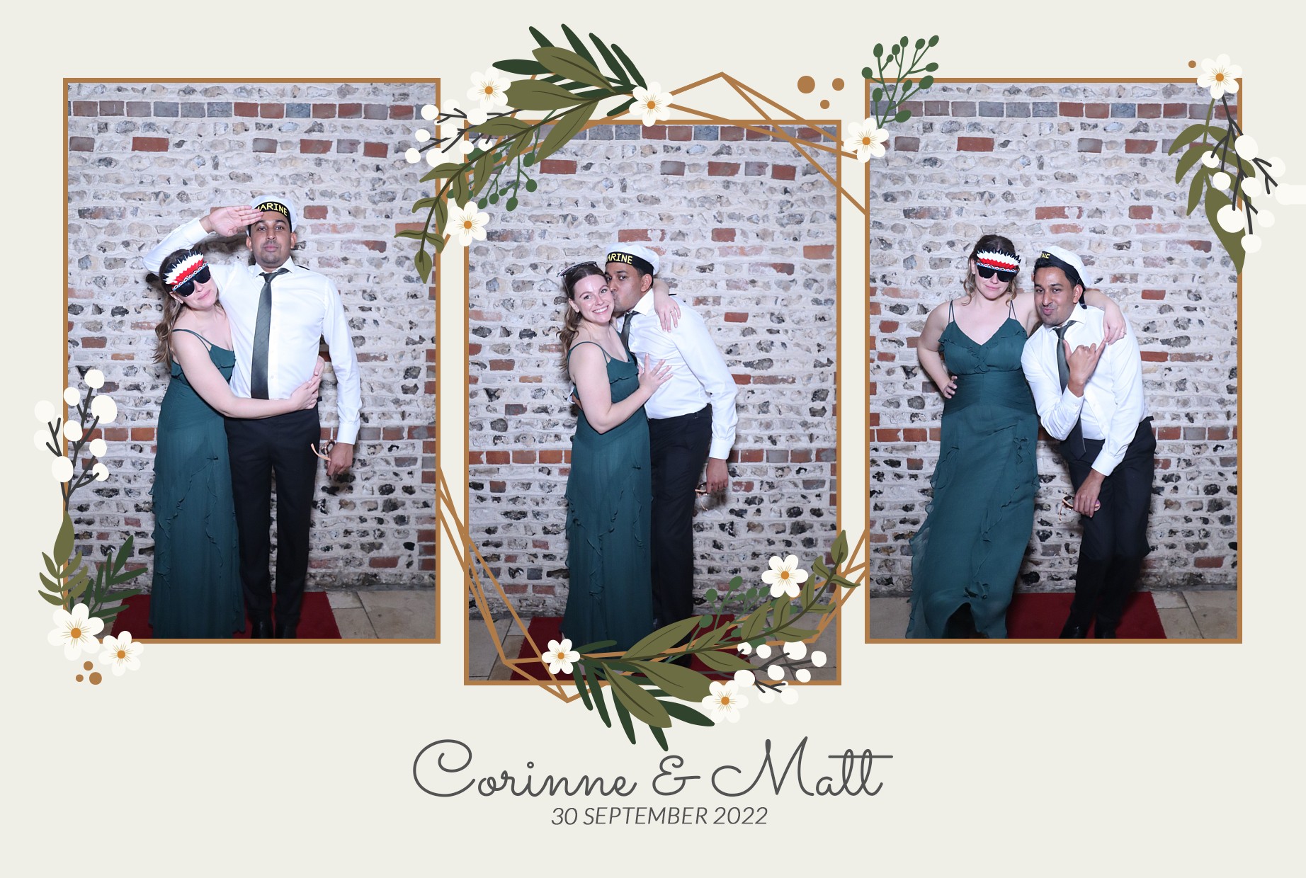 Corinne & Matt's Wedding | View more photos from the event at gallery.myphotoboothexperience.co.uk/u/MyPhotoBoothExperienceLtd/Corinne-Matts-Wedding