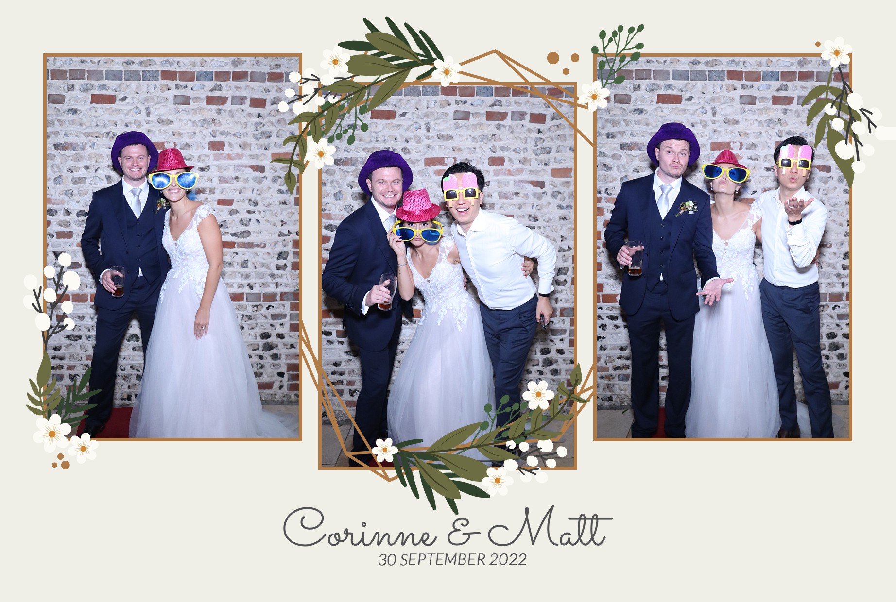Corinne & Matt's Wedding | View more photos from the event at gallery.myphotoboothexperience.co.uk/u/MyPhotoBoothExperienceLtd/Corinne-Matts-Wedding
