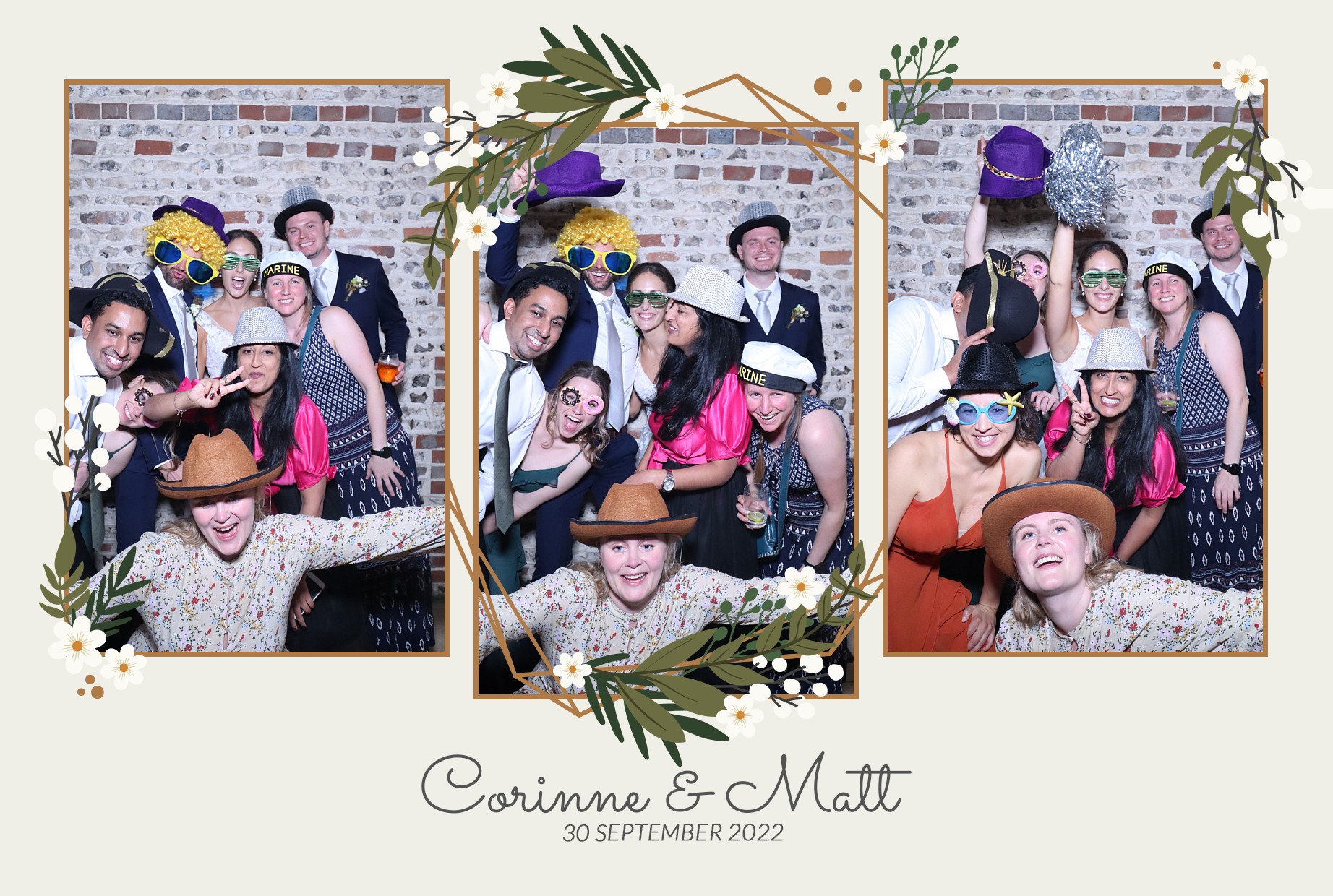 Corinne & Matt's Wedding | View more photos from the event at gallery.myphotoboothexperience.co.uk/u/MyPhotoBoothExperienceLtd/Corinne-Matts-Wedding