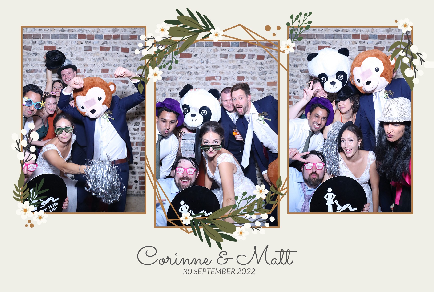Corinne & Matt's Wedding | View more photos from the event at gallery.myphotoboothexperience.co.uk/u/MyPhotoBoothExperienceLtd/Corinne-Matts-Wedding
