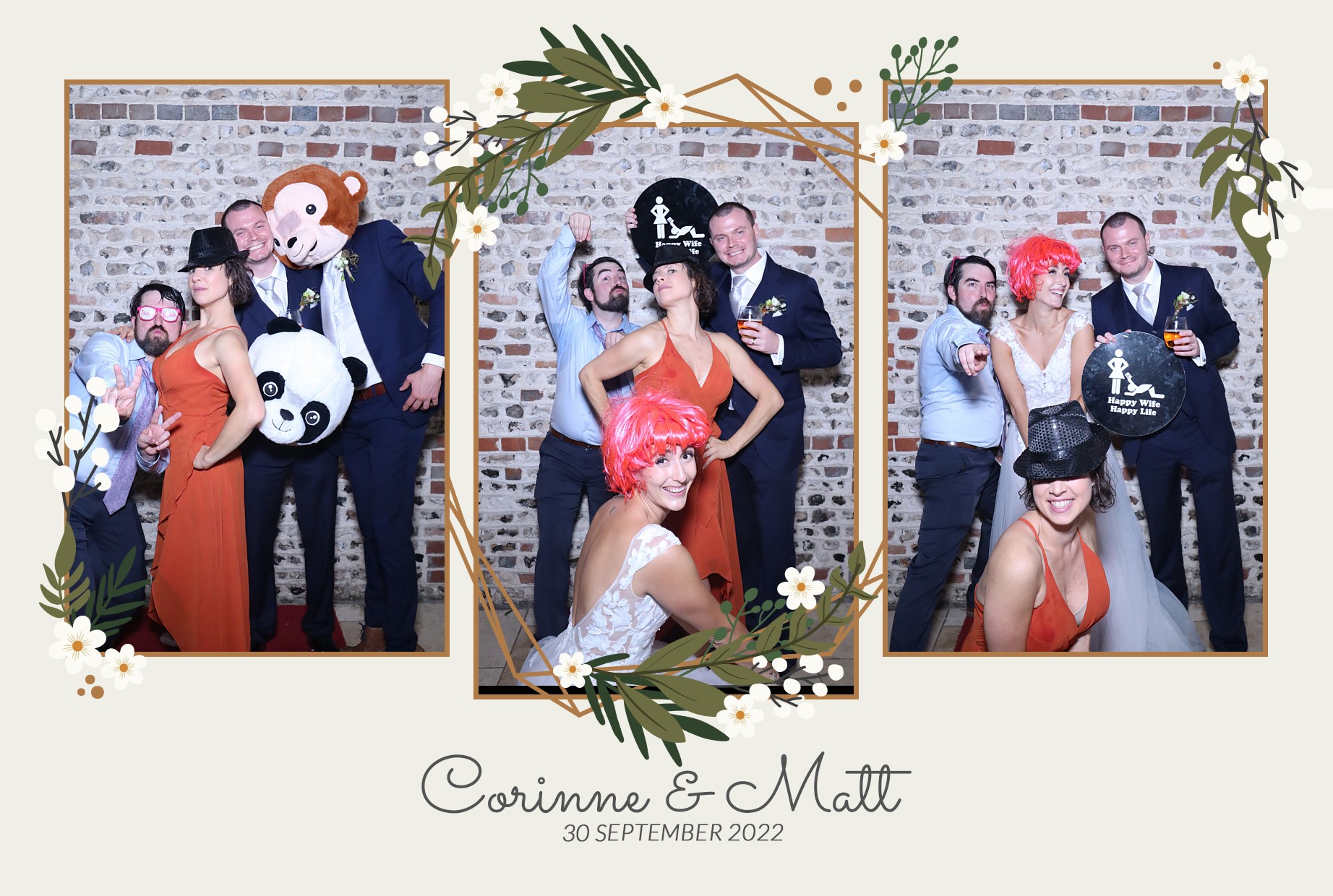 Corinne & Matt's Wedding | View more photos from the event at gallery.myphotoboothexperience.co.uk/u/MyPhotoBoothExperienceLtd/Corinne-Matts-Wedding