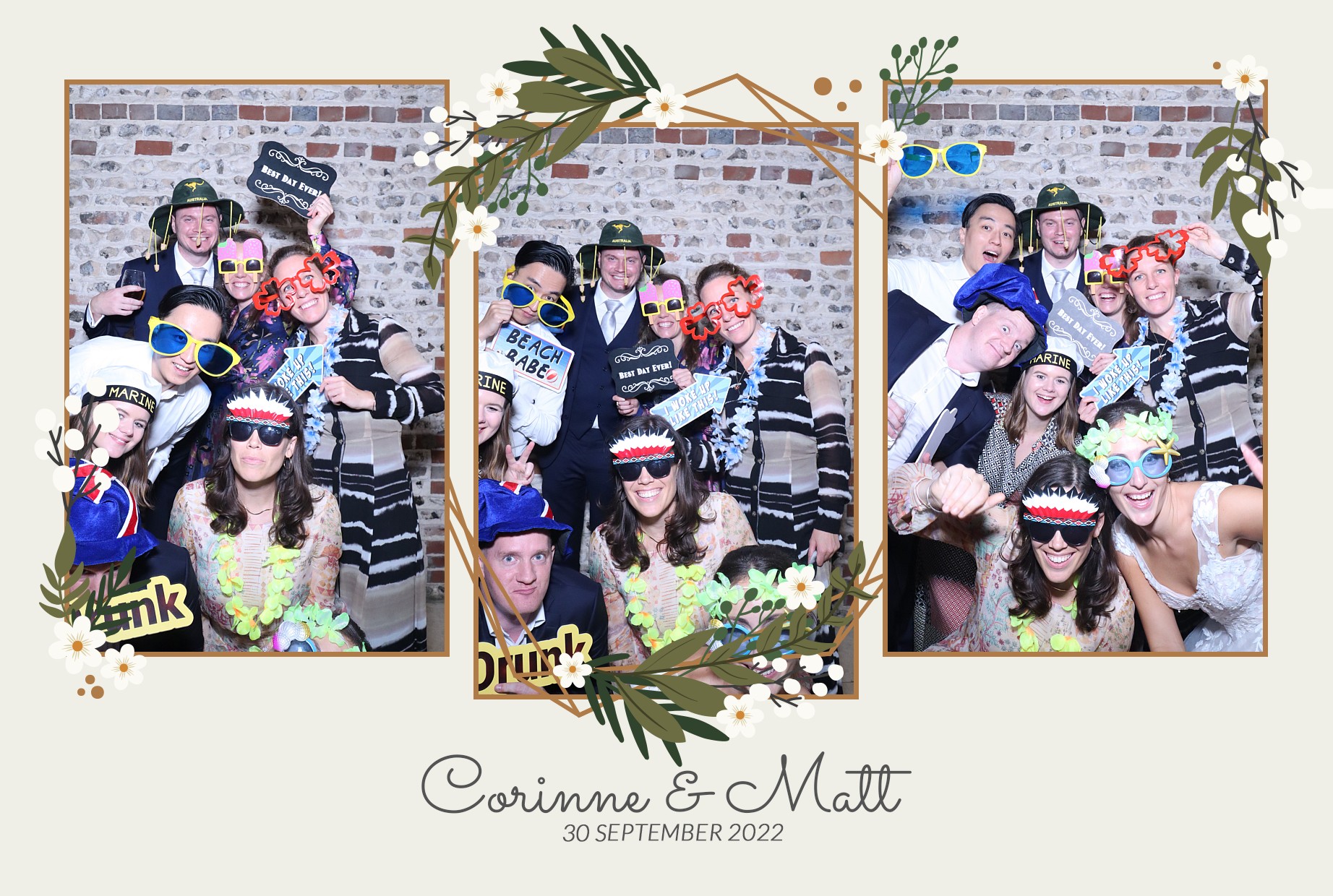 Corinne & Matt's Wedding | View more photos from the event at gallery.myphotoboothexperience.co.uk/u/MyPhotoBoothExperienceLtd/Corinne-Matts-Wedding