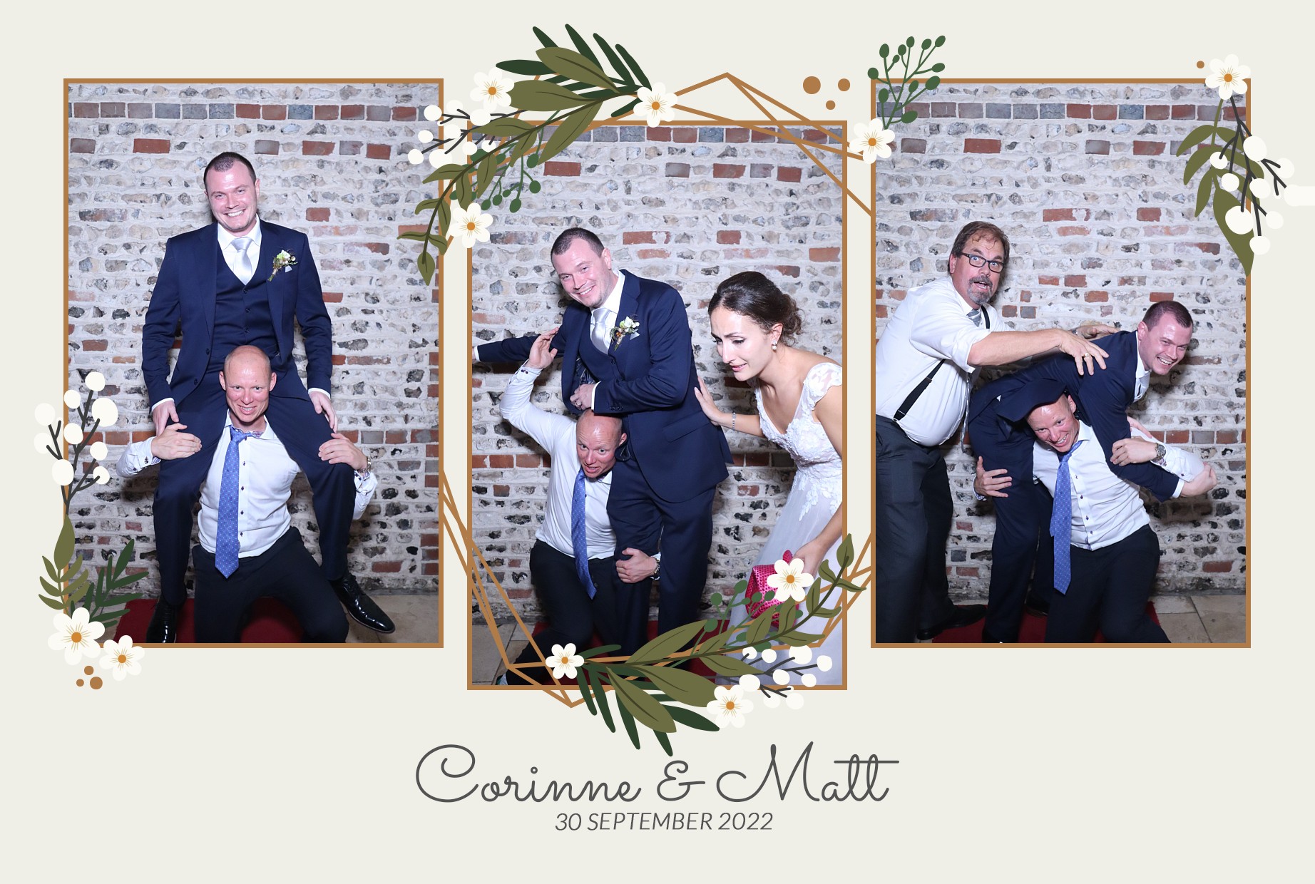 Corinne & Matt's Wedding | View more photos from the event at gallery.myphotoboothexperience.co.uk/u/MyPhotoBoothExperienceLtd/Corinne-Matts-Wedding