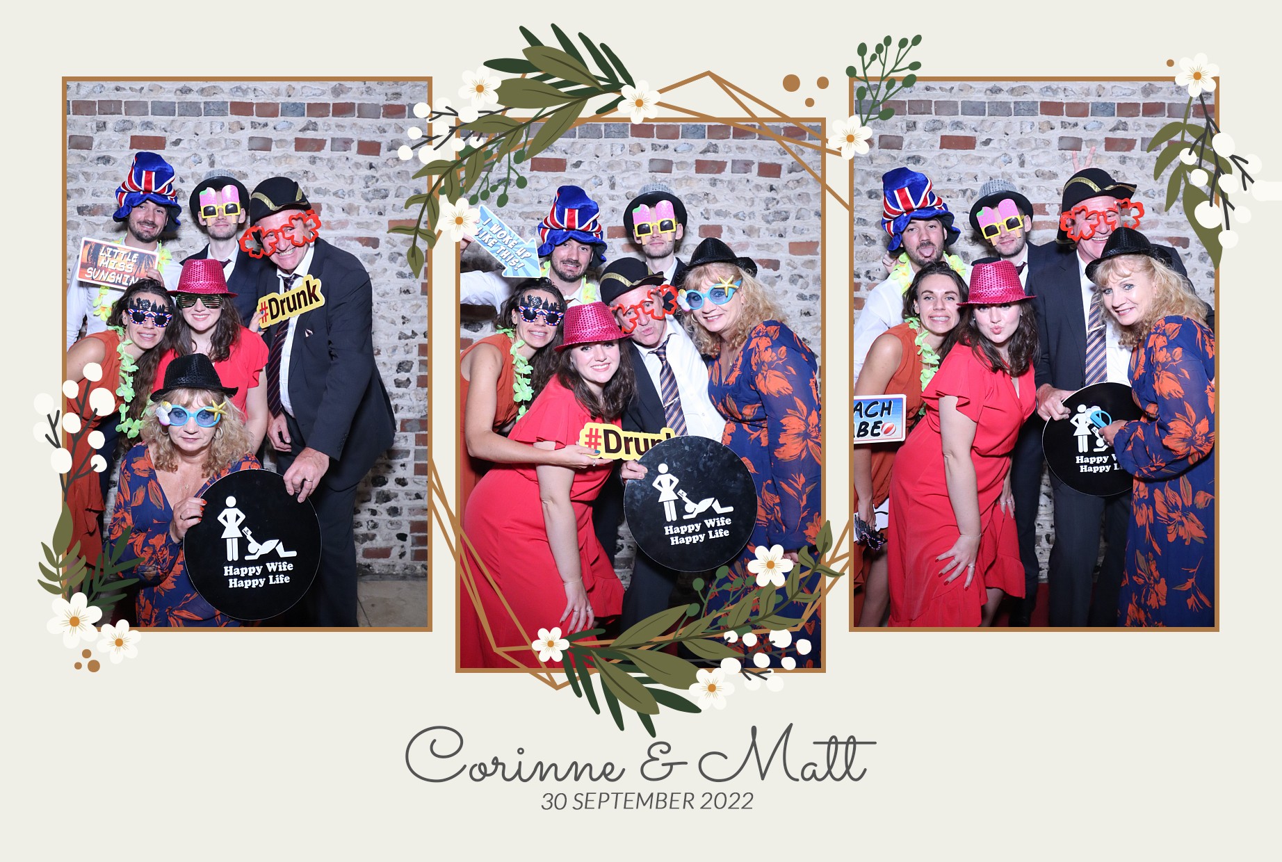 Corinne & Matt's Wedding | View more photos from the event at gallery.myphotoboothexperience.co.uk/u/MyPhotoBoothExperienceLtd/Corinne-Matts-Wedding