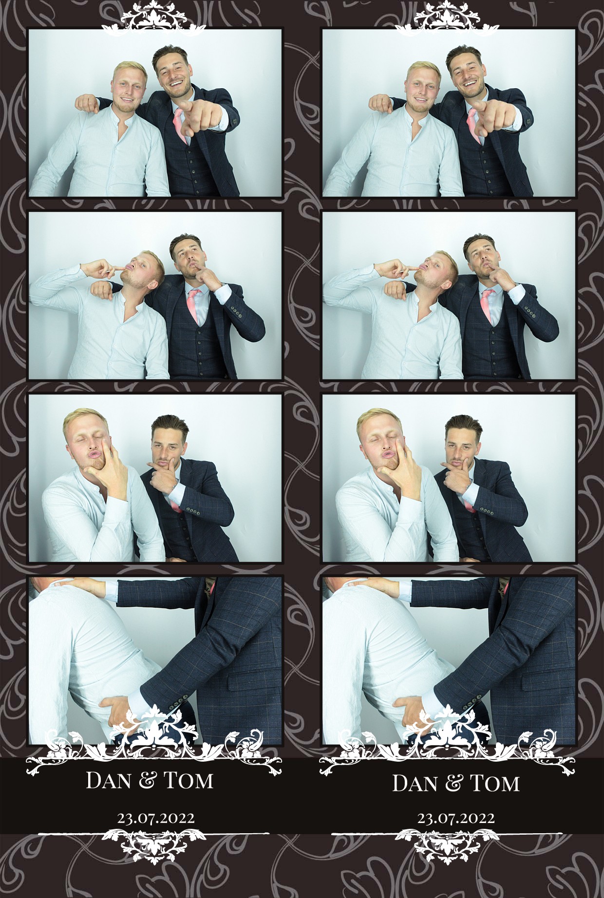 Dan & Tom's Wedding  | View more photos from the event at gallery.myphotoboothexperience.co.uk/u/MyPhotoBoothExperienceLtd/Dan-Toms-Wedding
