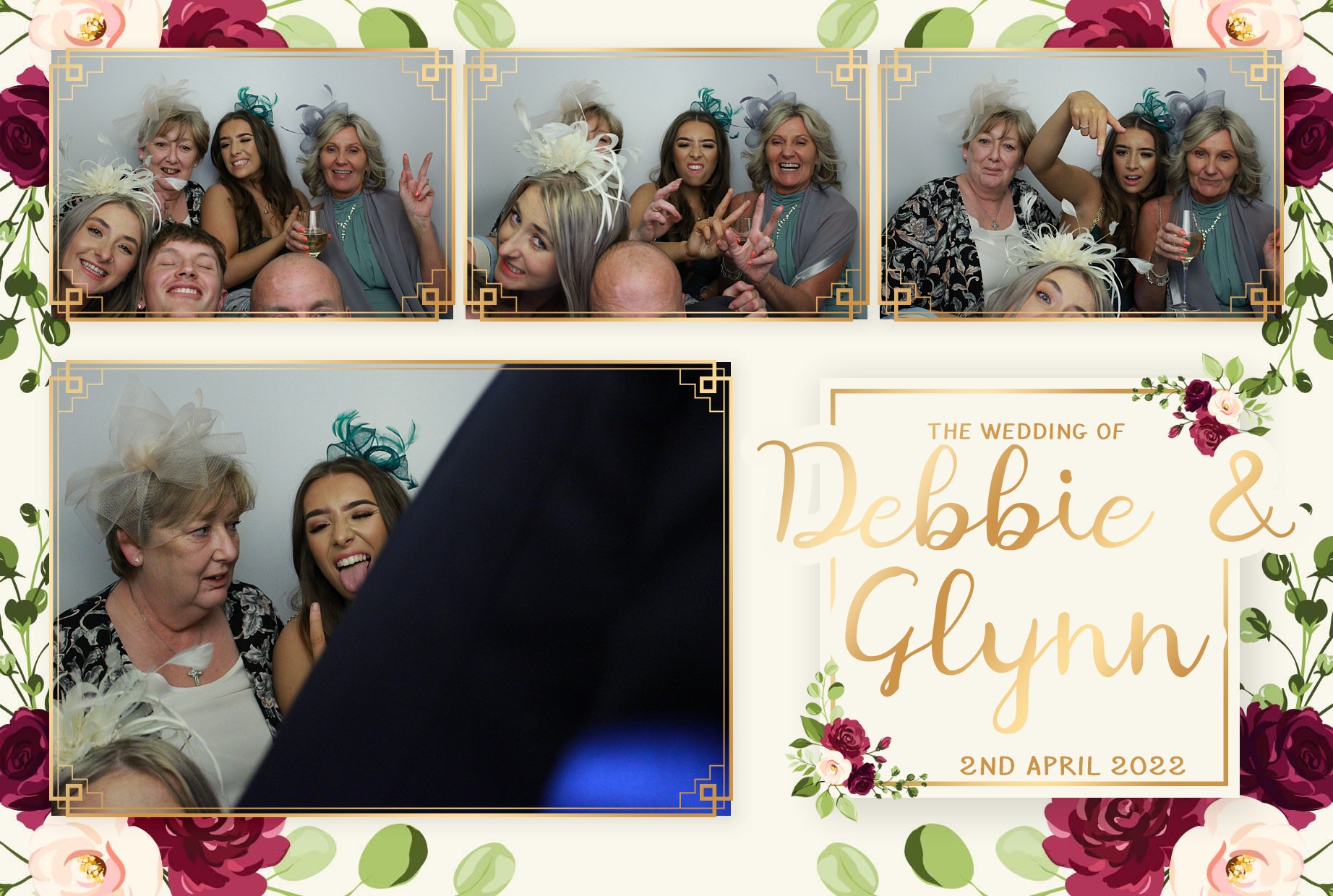 Debbie & Glynn's Wedding  | View more photos from the event at gallery.myphotoboothexperience.co.uk/u/MyPhotoBoothExperienceLtd/Debbie-Glynns-Wedding