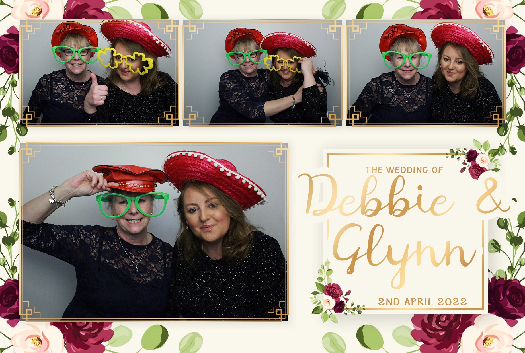 Debbie & Glynn's Wedding  | View more photos from the event at gallery.myphotoboothexperience.co.uk/u/MyPhotoBoothExperienceLtd/Debbie-Glynns-Wedding