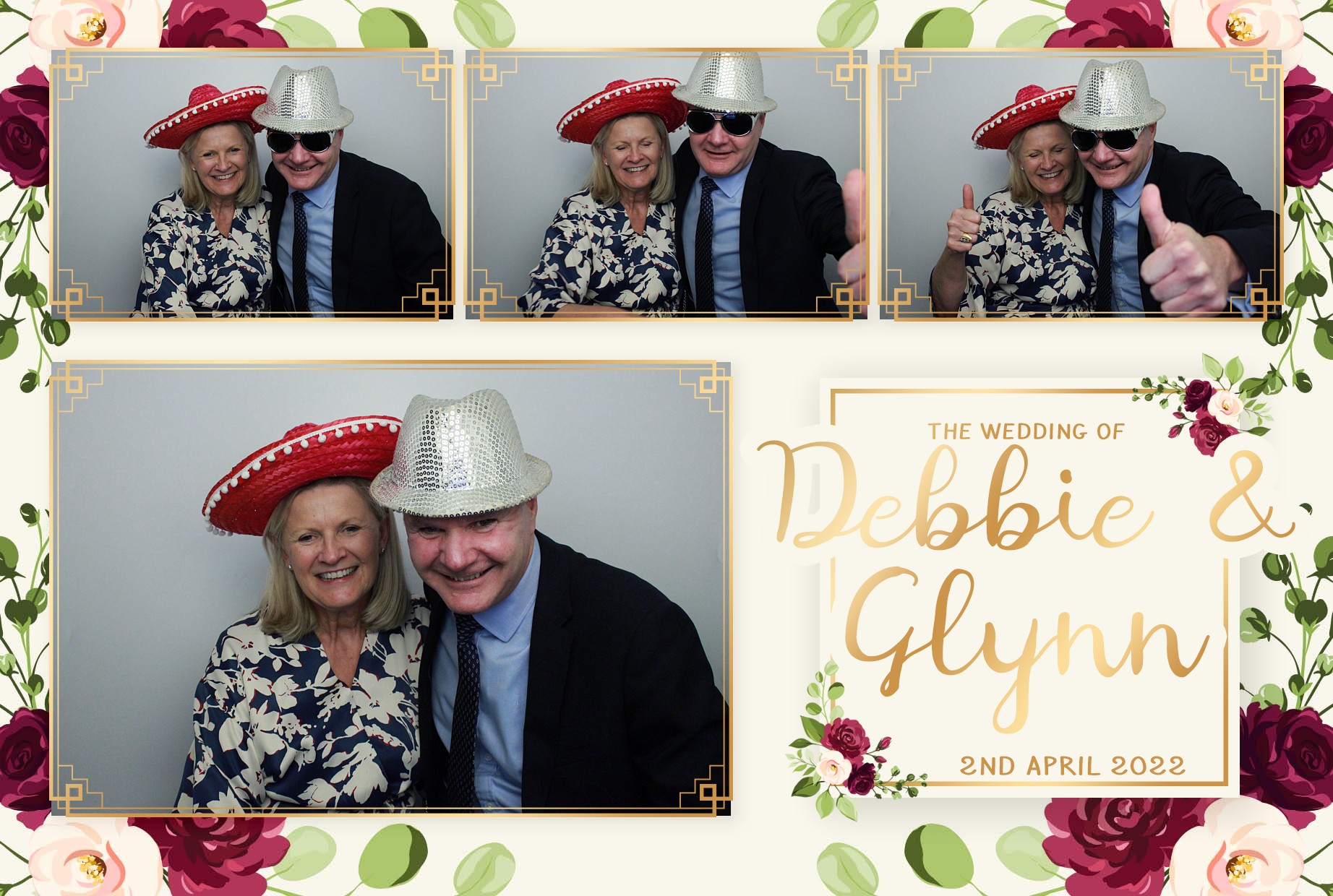 Debbie & Glynn's Wedding  | View more photos from the event at gallery.myphotoboothexperience.co.uk/u/MyPhotoBoothExperienceLtd/Debbie-Glynns-Wedding