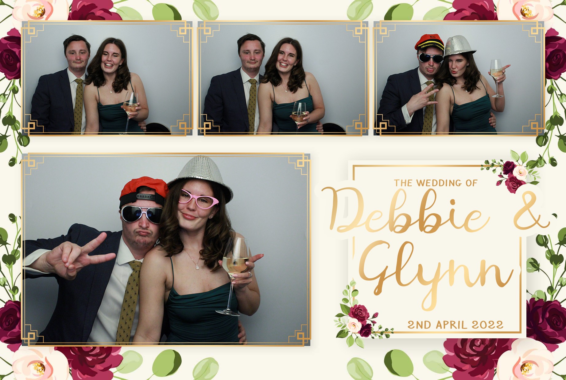 Debbie & Glynn's Wedding  | View more photos from the event at gallery.myphotoboothexperience.co.uk/u/MyPhotoBoothExperienceLtd/Debbie-Glynns-Wedding