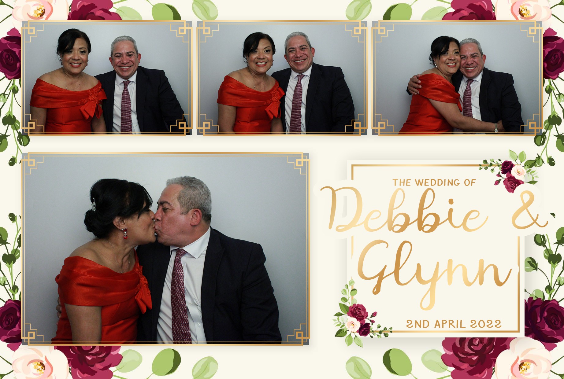 Debbie & Glynn's Wedding  | View more photos from the event at gallery.myphotoboothexperience.co.uk/u/MyPhotoBoothExperienceLtd/Debbie-Glynns-Wedding