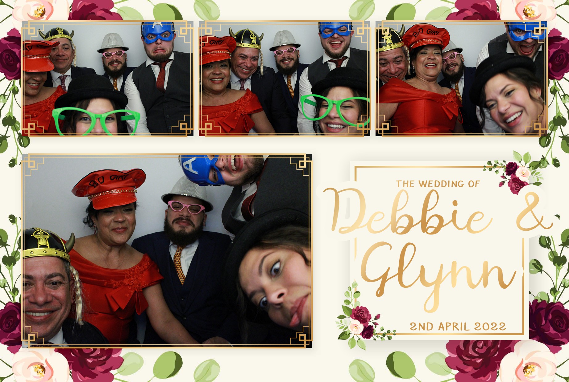 Debbie & Glynn's Wedding  | View more photos from the event at gallery.myphotoboothexperience.co.uk/u/MyPhotoBoothExperienceLtd/Debbie-Glynns-Wedding