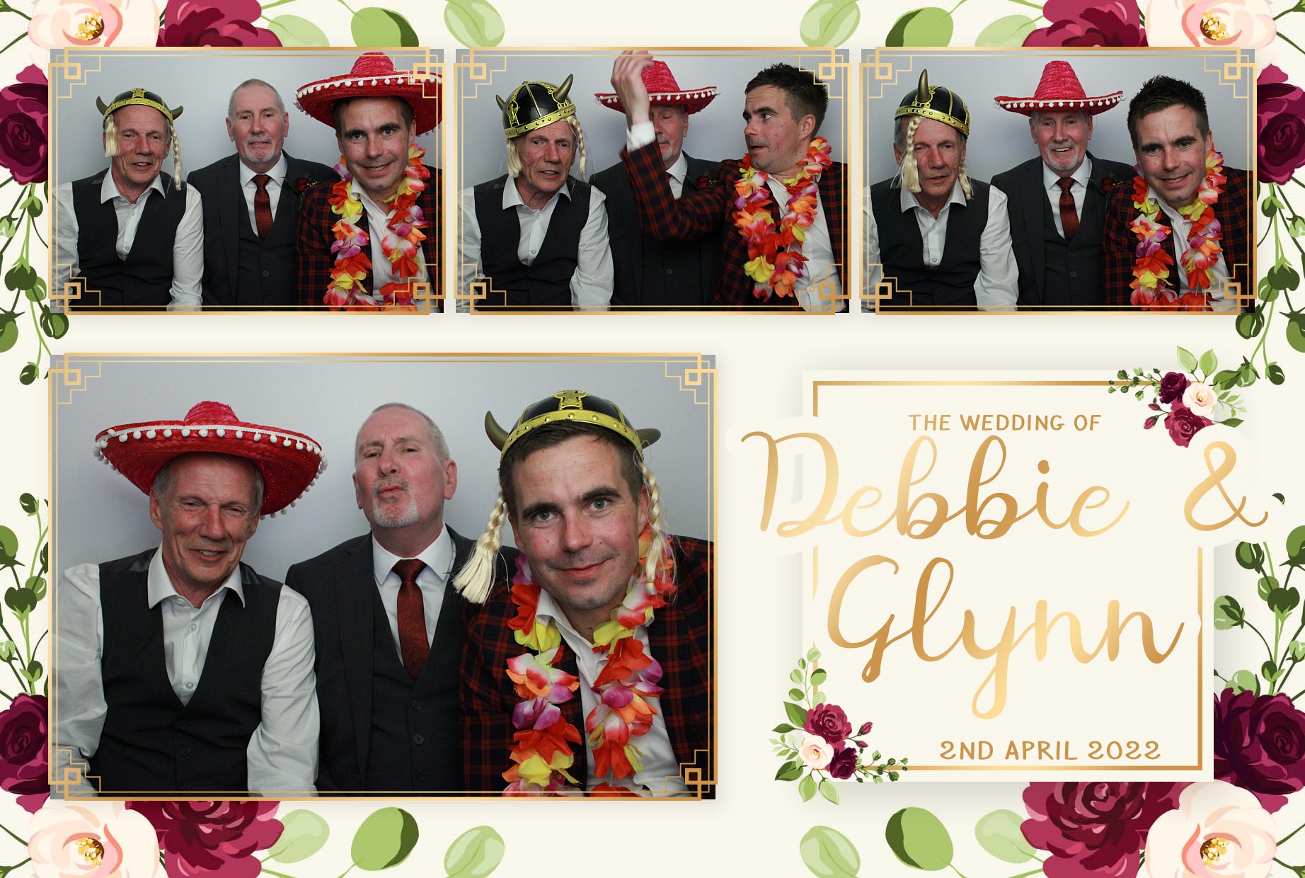 Debbie & Glynn's Wedding  | View more photos from the event at gallery.myphotoboothexperience.co.uk/u/MyPhotoBoothExperienceLtd/Debbie-Glynns-Wedding