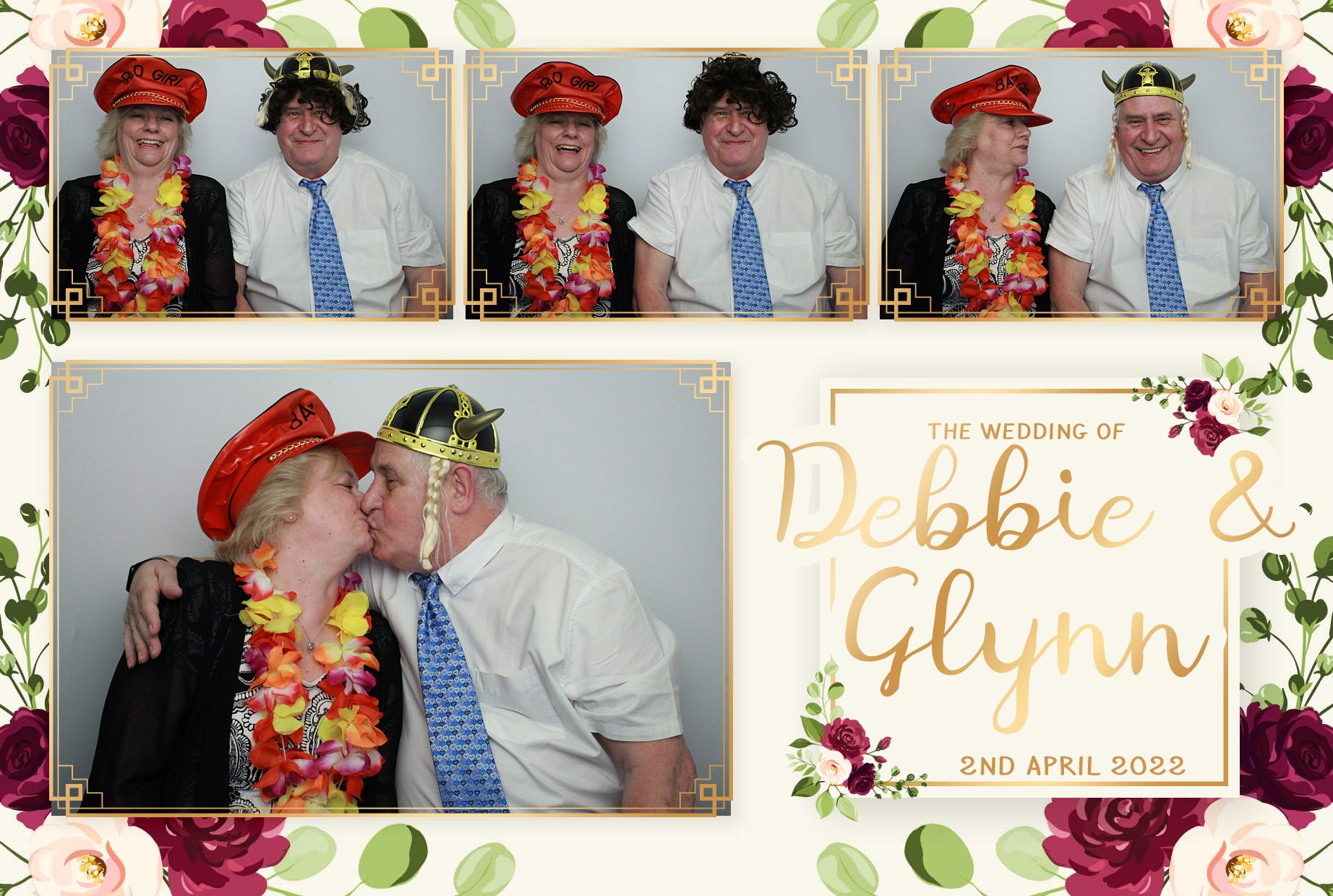 Debbie & Glynn's Wedding  | View more photos from the event at gallery.myphotoboothexperience.co.uk/u/MyPhotoBoothExperienceLtd/Debbie-Glynns-Wedding