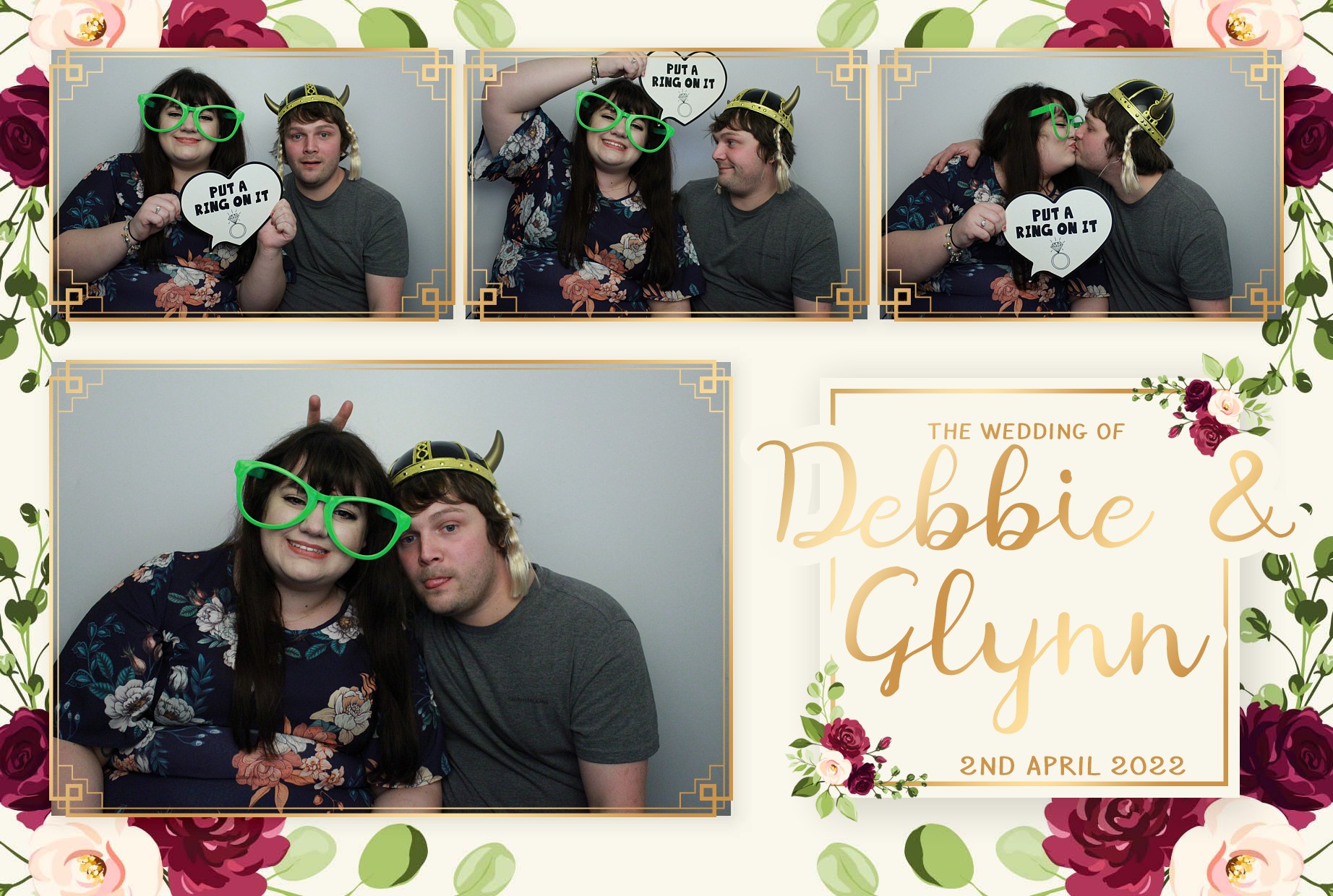 Debbie & Glynn's Wedding  | View more photos from the event at gallery.myphotoboothexperience.co.uk/u/MyPhotoBoothExperienceLtd/Debbie-Glynns-Wedding