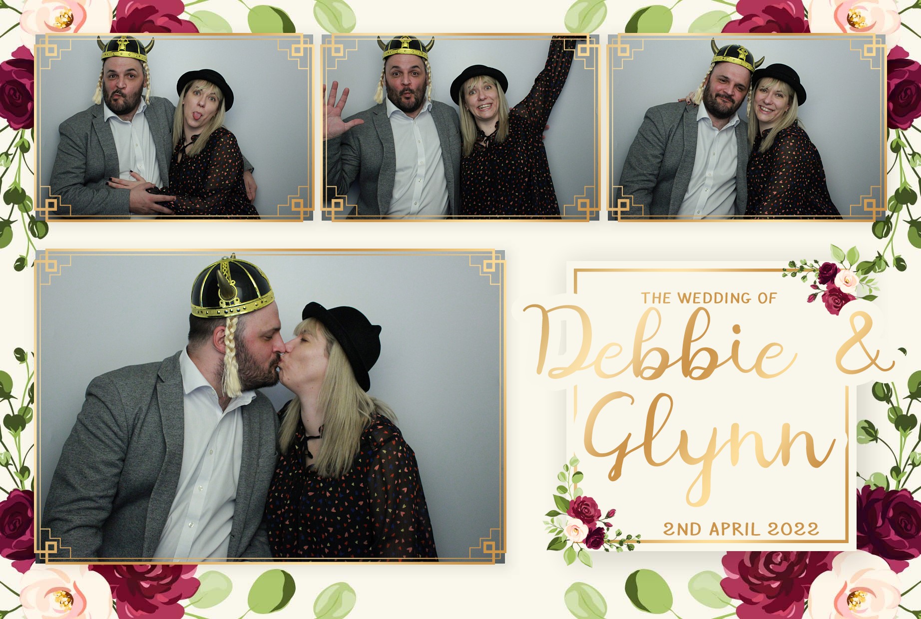 Debbie & Glynn's Wedding  | View more photos from the event at gallery.myphotoboothexperience.co.uk/u/MyPhotoBoothExperienceLtd/Debbie-Glynns-Wedding