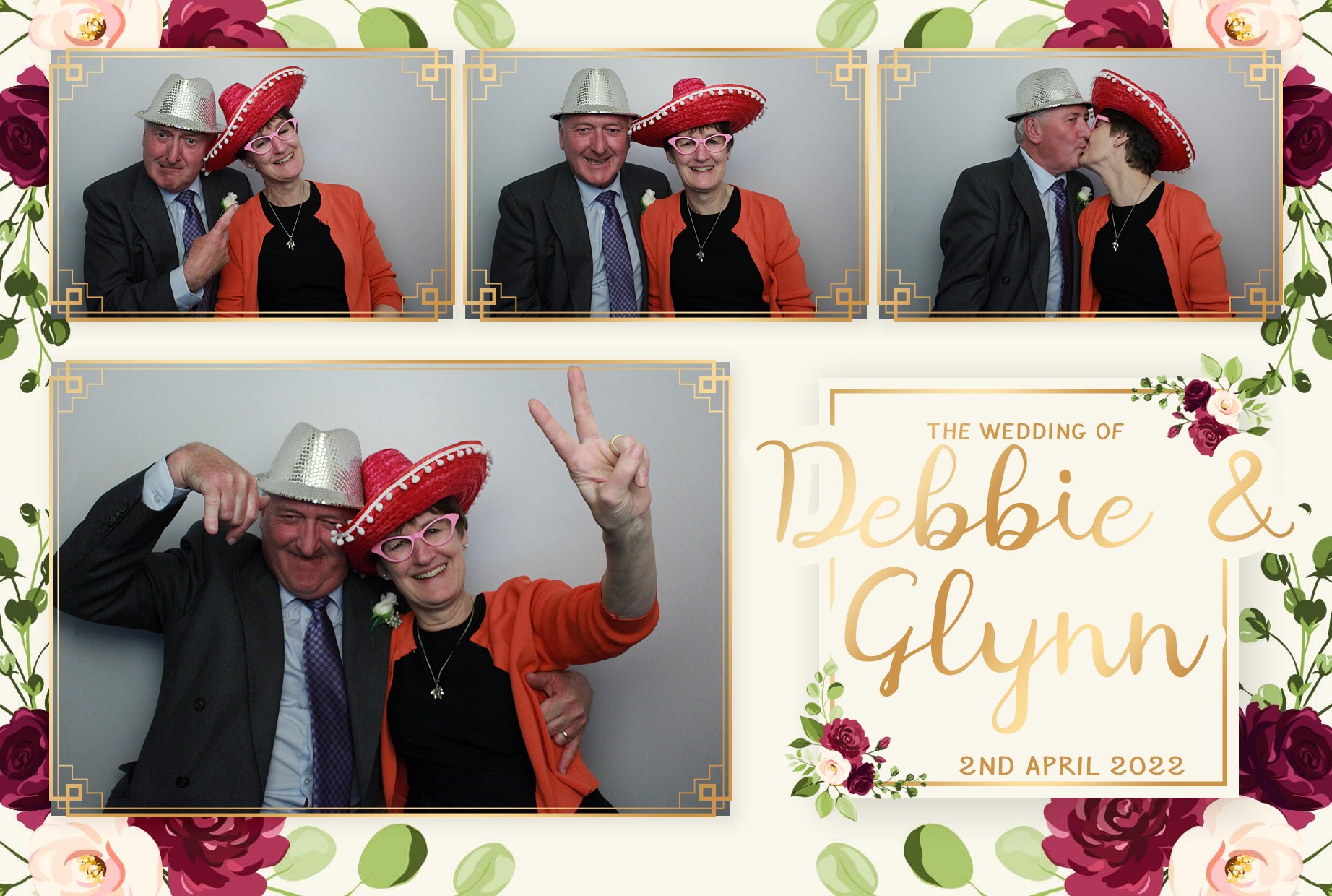 Debbie & Glynn's Wedding  | View more photos from the event at gallery.myphotoboothexperience.co.uk/u/MyPhotoBoothExperienceLtd/Debbie-Glynns-Wedding