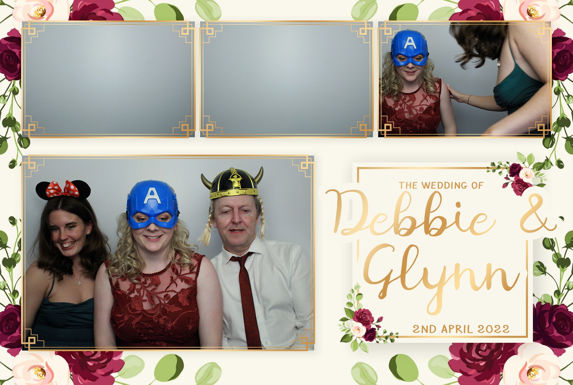Debbie & Glynn's Wedding  | View more photos from the event at gallery.myphotoboothexperience.co.uk/u/MyPhotoBoothExperienceLtd/Debbie-Glynns-Wedding