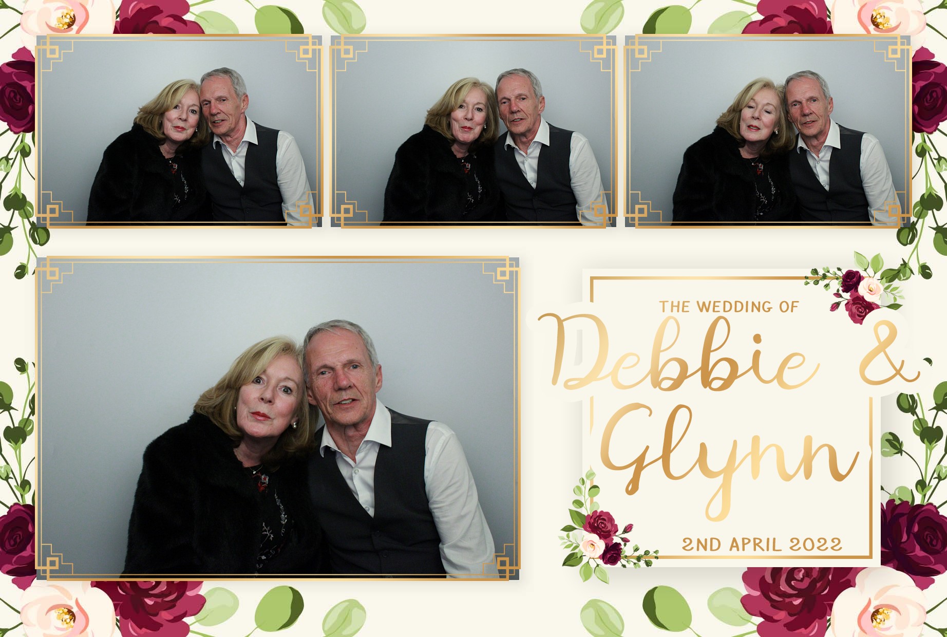 Debbie & Glynn's Wedding  | View more photos from the event at gallery.myphotoboothexperience.co.uk/u/MyPhotoBoothExperienceLtd/Debbie-Glynns-Wedding