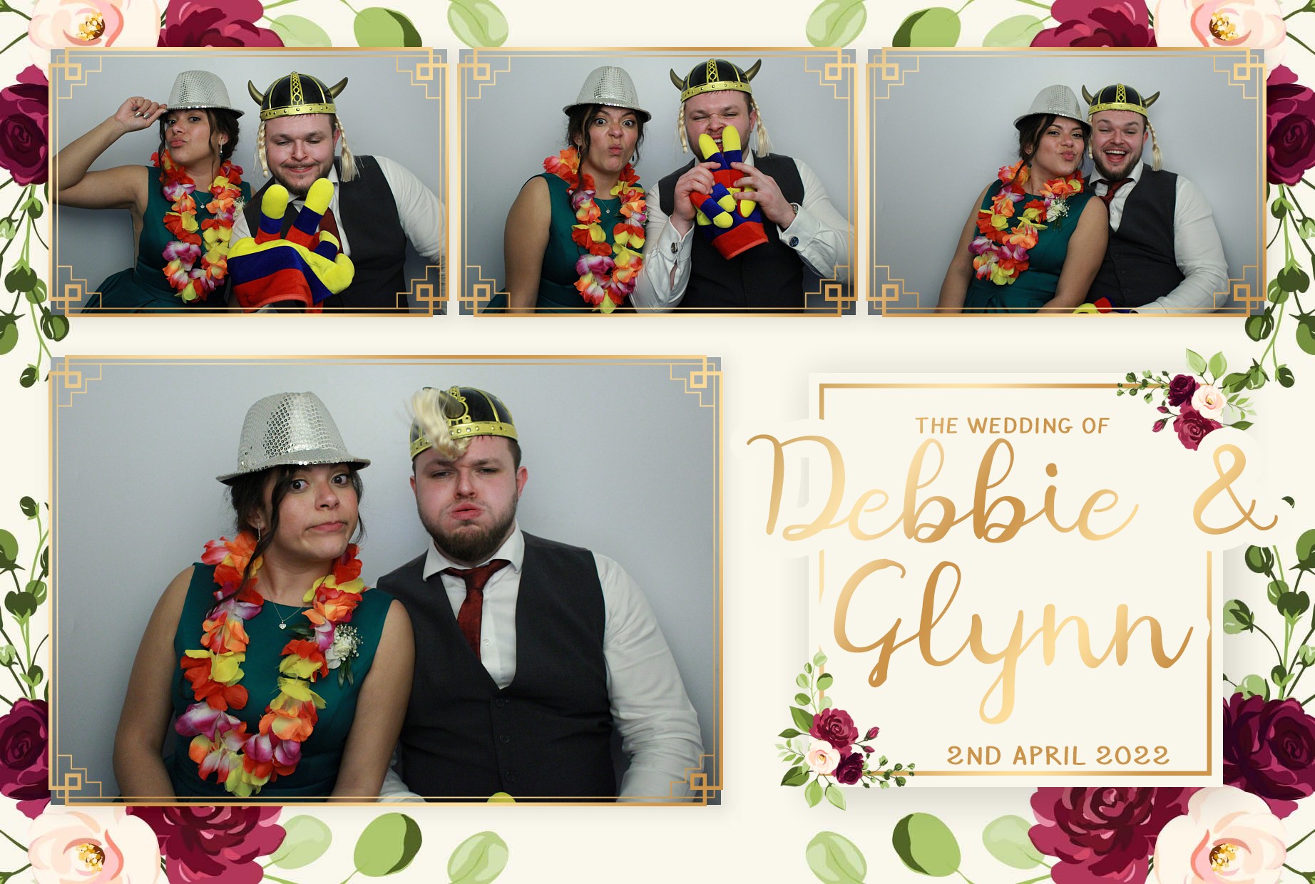 Debbie & Glynn's Wedding  | View more photos from the event at gallery.myphotoboothexperience.co.uk/u/MyPhotoBoothExperienceLtd/Debbie-Glynns-Wedding