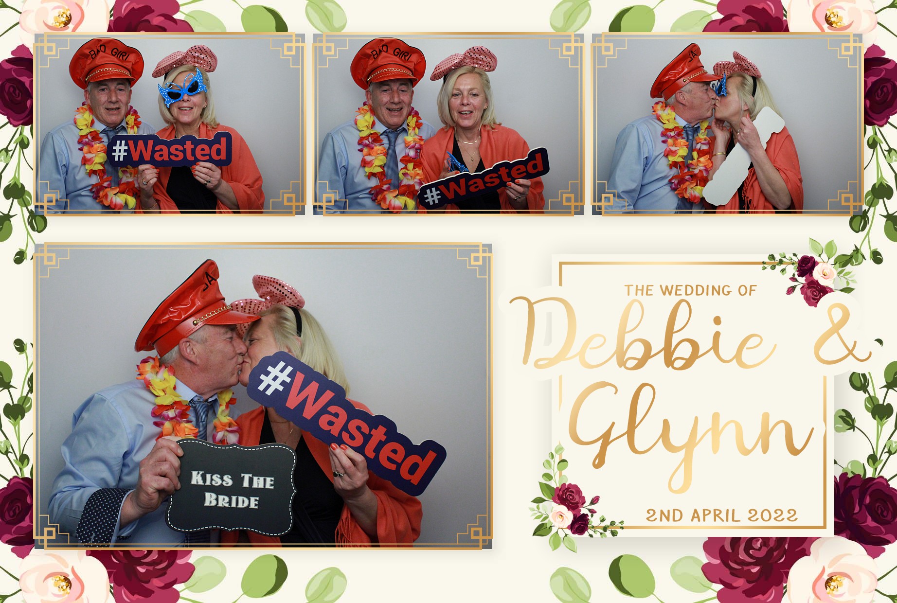Debbie & Glynn's Wedding  | View more photos from the event at gallery.myphotoboothexperience.co.uk/u/MyPhotoBoothExperienceLtd/Debbie-Glynns-Wedding