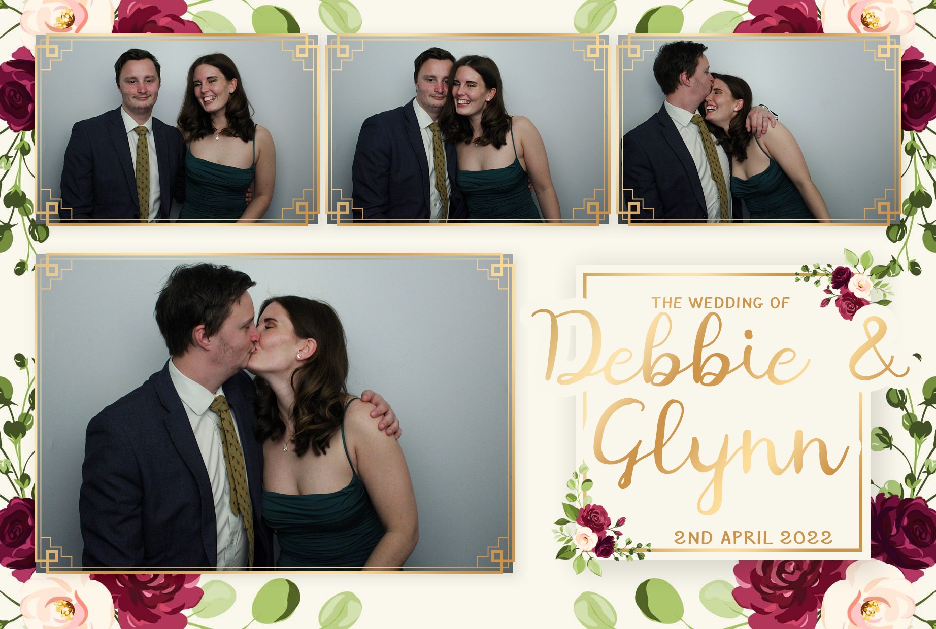 Debbie & Glynn's Wedding  | View more photos from the event at gallery.myphotoboothexperience.co.uk/u/MyPhotoBoothExperienceLtd/Debbie-Glynns-Wedding