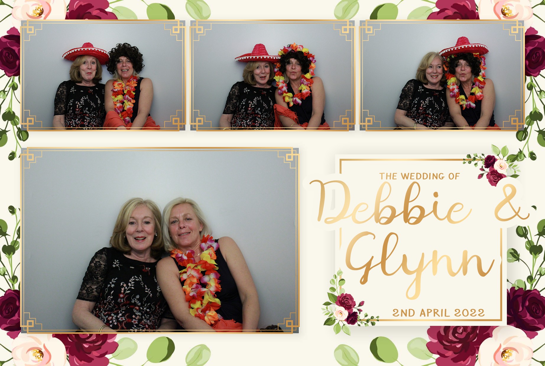 Debbie & Glynn's Wedding  | View more photos from the event at gallery.myphotoboothexperience.co.uk/u/MyPhotoBoothExperienceLtd/Debbie-Glynns-Wedding