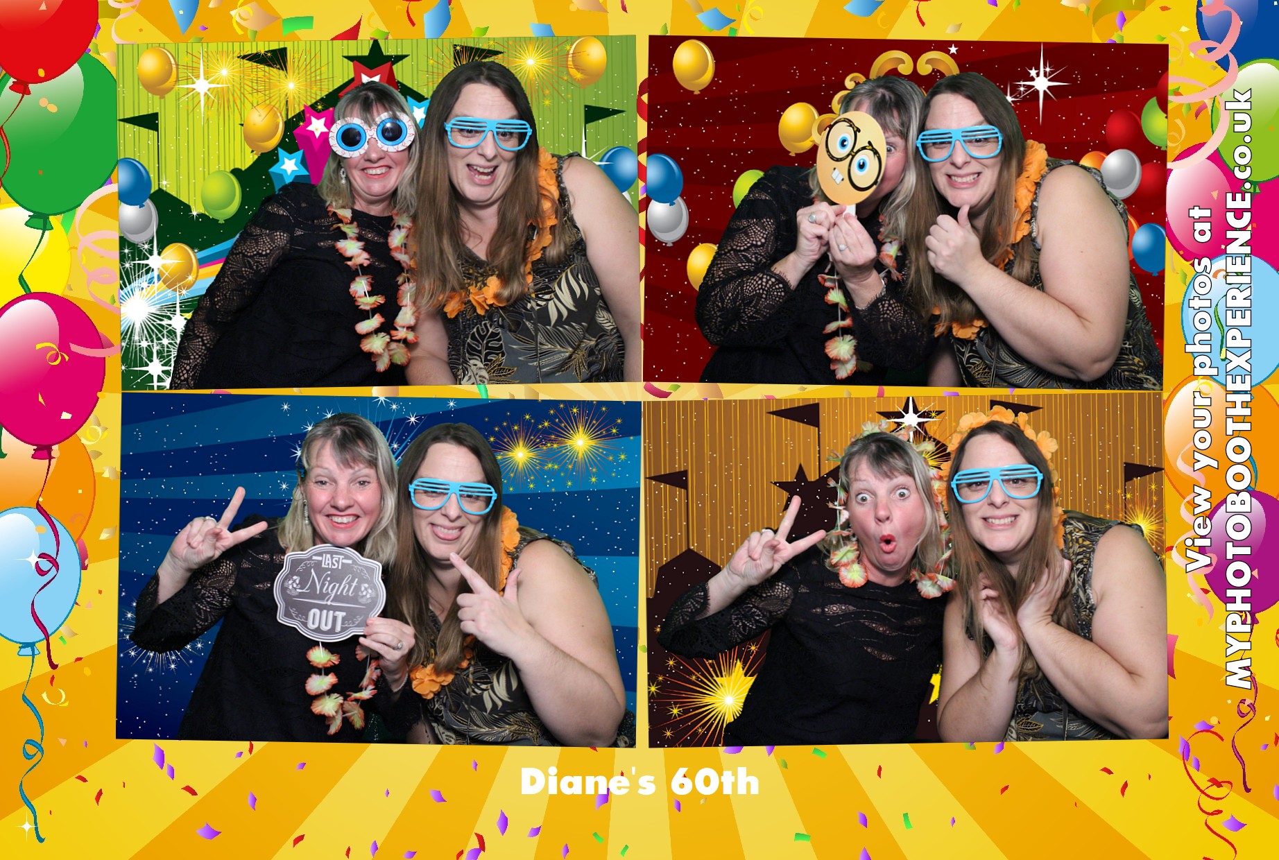 Diane's 60th Birthday | View more photos from the event at gallery.myphotoboothexperience.co.uk/u/MyPhotoBoothExperienceLtd/Dianes-60th-Birthday