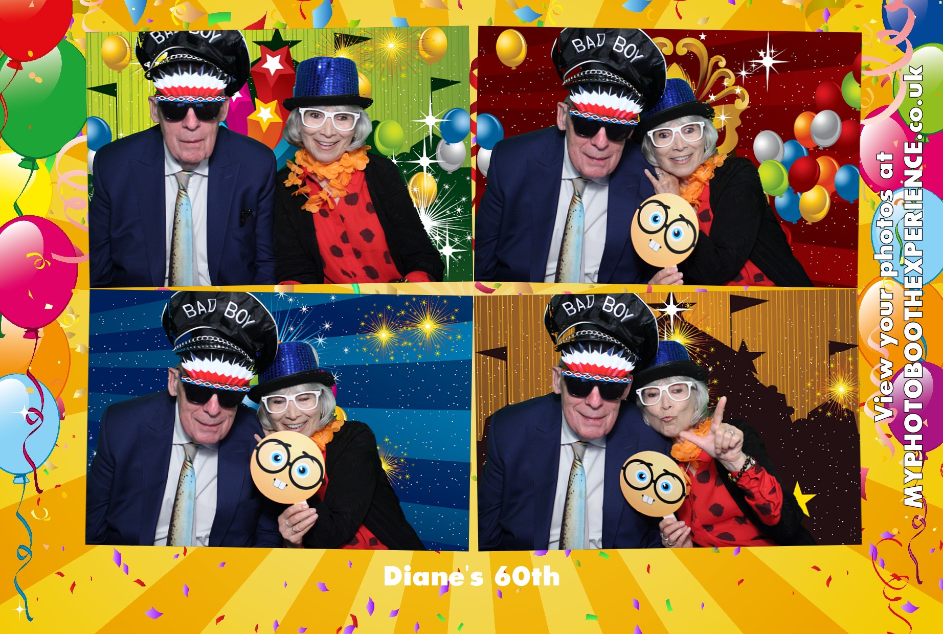 Diane's 60th Birthday | View more photos from the event at gallery.myphotoboothexperience.co.uk/u/MyPhotoBoothExperienceLtd/Dianes-60th-Birthday