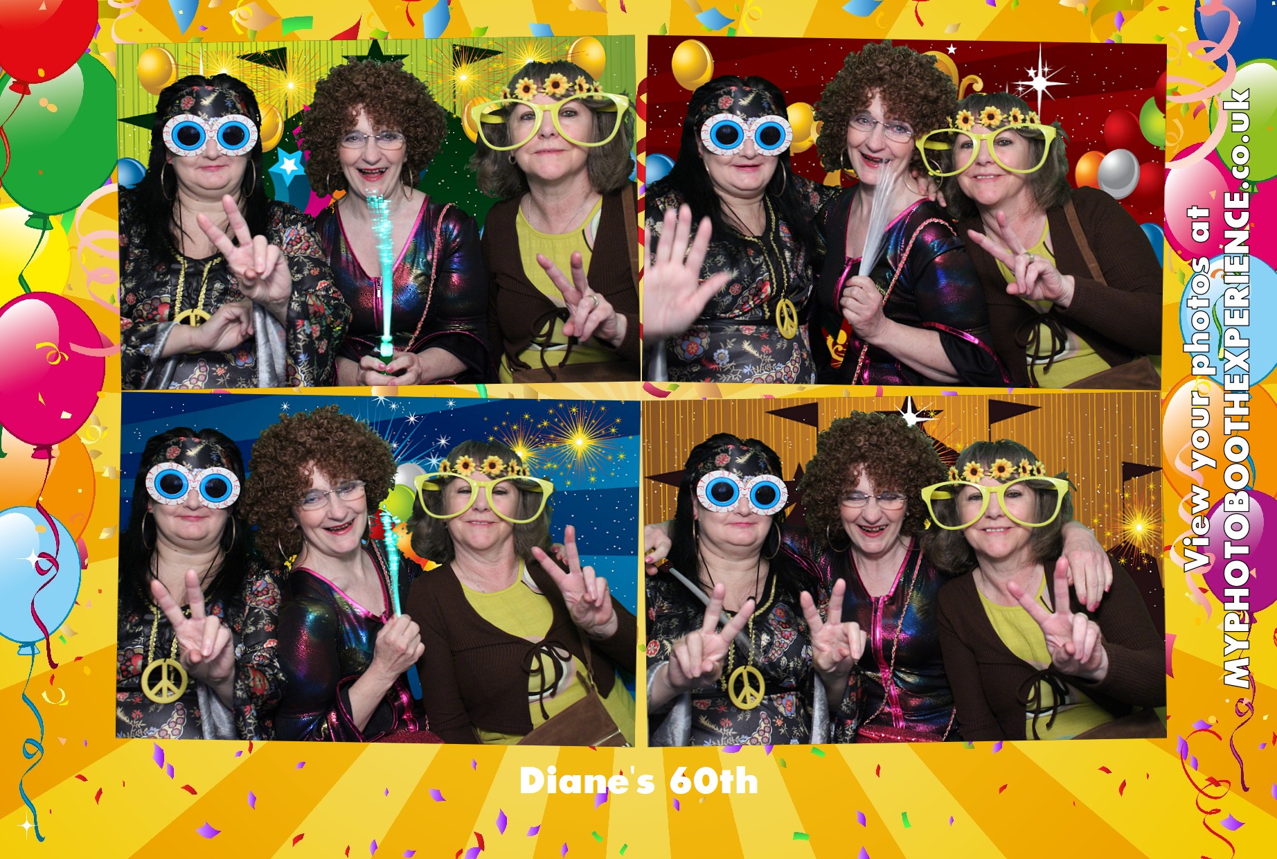 Diane's 60th Birthday | View more photos from the event at gallery.myphotoboothexperience.co.uk/u/MyPhotoBoothExperienceLtd/Dianes-60th-Birthday