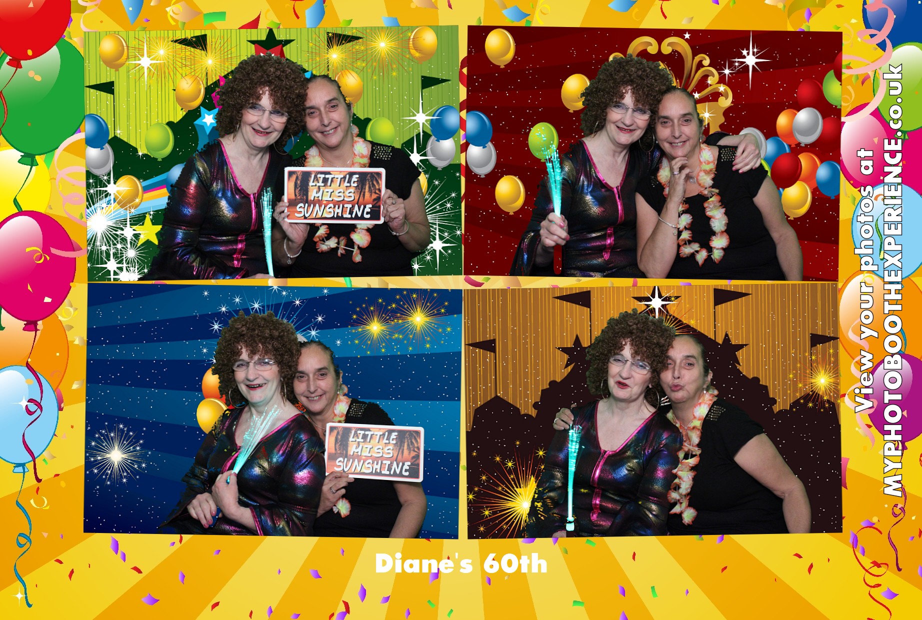 Diane's 60th Birthday | View more photos from the event at gallery.myphotoboothexperience.co.uk/u/MyPhotoBoothExperienceLtd/Dianes-60th-Birthday