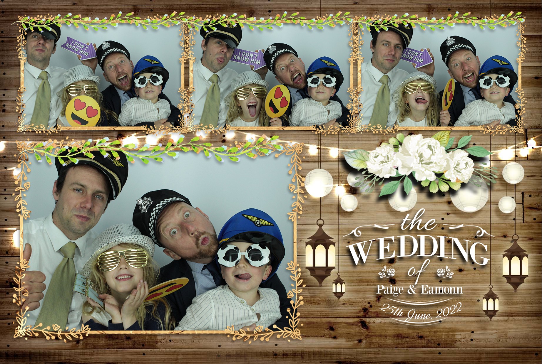 Eamonn & Paige's Wedding  | View more photos from the event at gallery.myphotoboothexperience.co.uk/u/MyPhotoBoothExperienceLtd/Eamonn-Paiges-Wedding