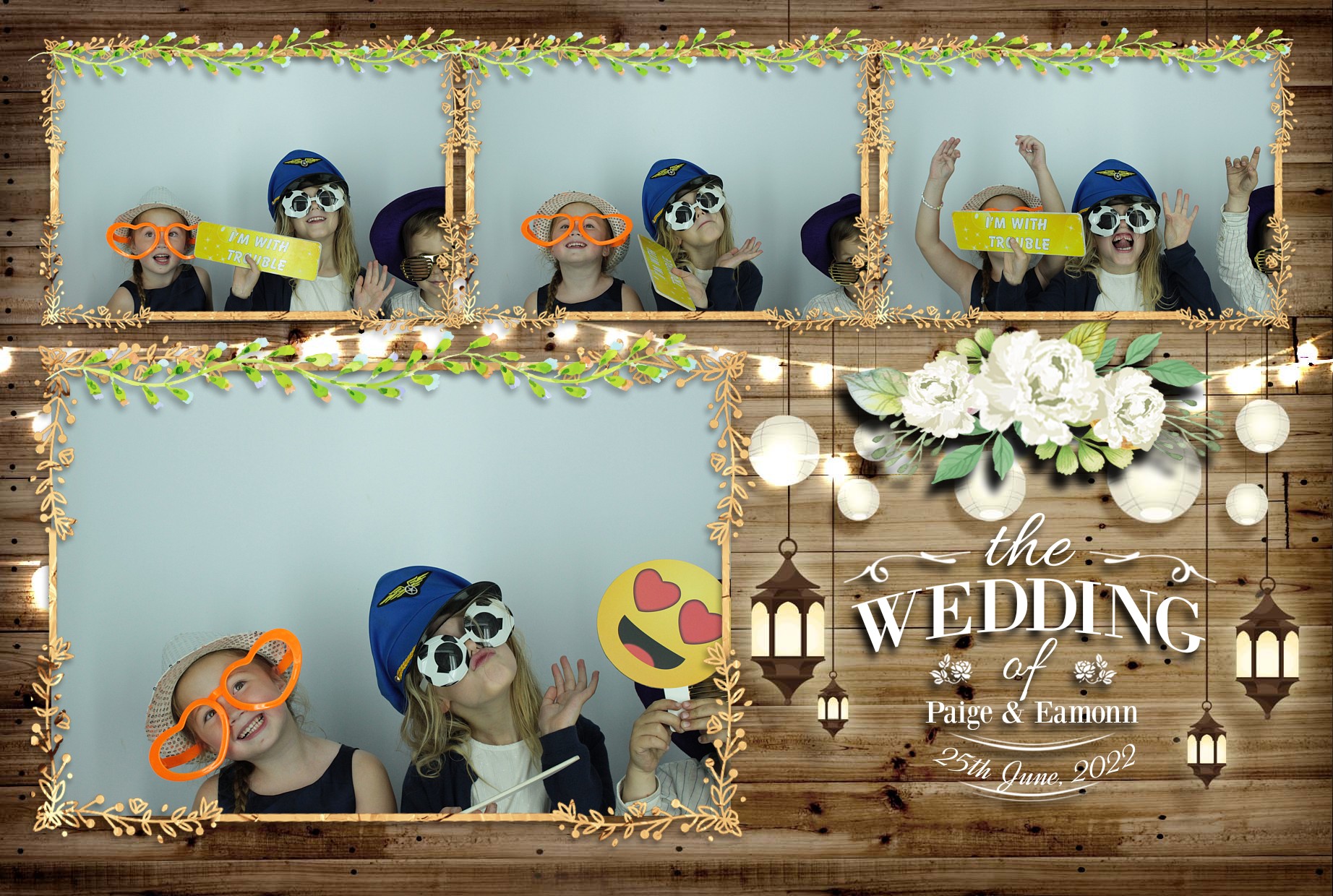 Eamonn & Paige's Wedding  | View more photos from the event at gallery.myphotoboothexperience.co.uk/u/MyPhotoBoothExperienceLtd/Eamonn-Paiges-Wedding