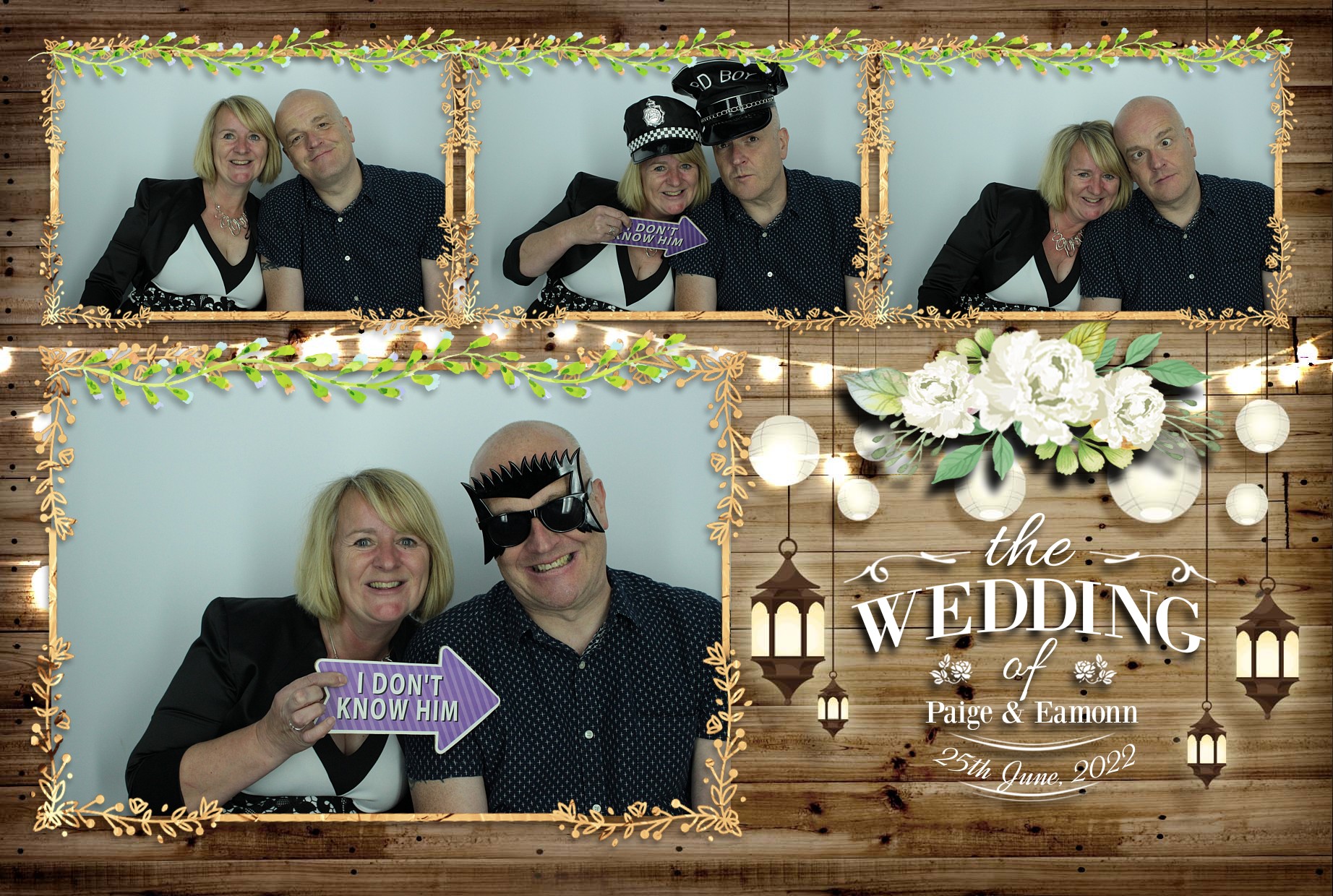 Eamonn & Paige's Wedding  | View more photos from the event at gallery.myphotoboothexperience.co.uk/u/MyPhotoBoothExperienceLtd/Eamonn-Paiges-Wedding