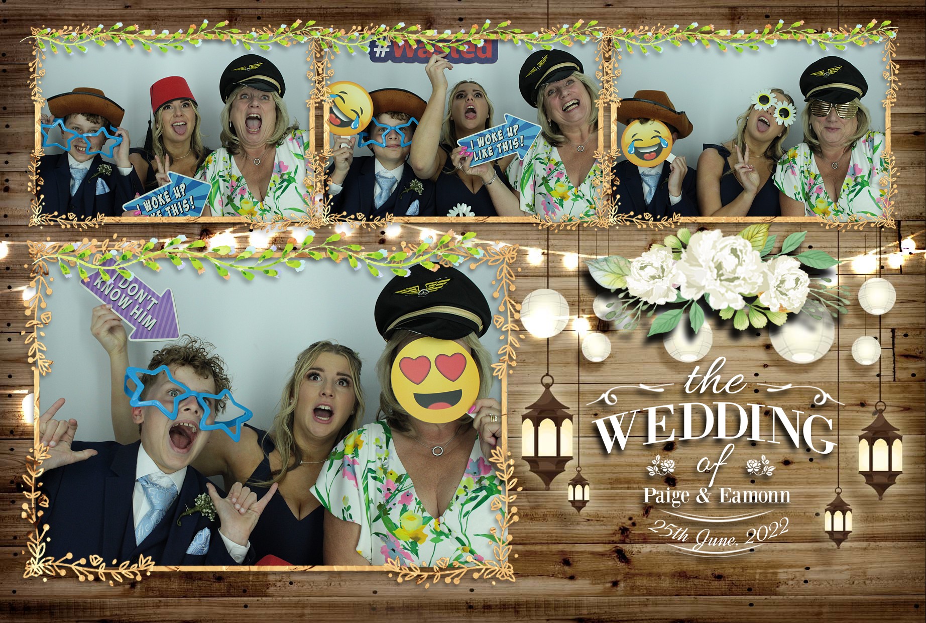 Eamonn & Paige's Wedding  | View more photos from the event at gallery.myphotoboothexperience.co.uk/u/MyPhotoBoothExperienceLtd/Eamonn-Paiges-Wedding