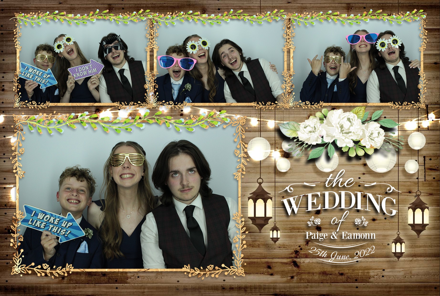 Eamonn & Paige's Wedding  | View more photos from the event at gallery.myphotoboothexperience.co.uk/u/MyPhotoBoothExperienceLtd/Eamonn-Paiges-Wedding