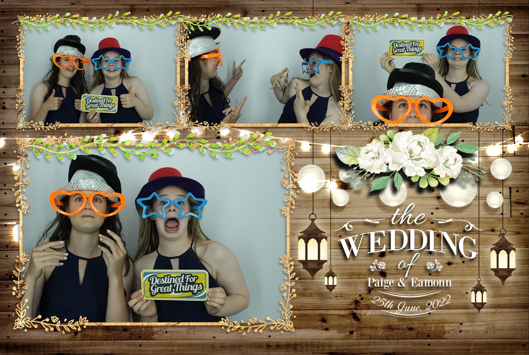 Eamonn & Paige's Wedding  | View more photos from the event at gallery.myphotoboothexperience.co.uk/u/MyPhotoBoothExperienceLtd/Eamonn-Paiges-Wedding