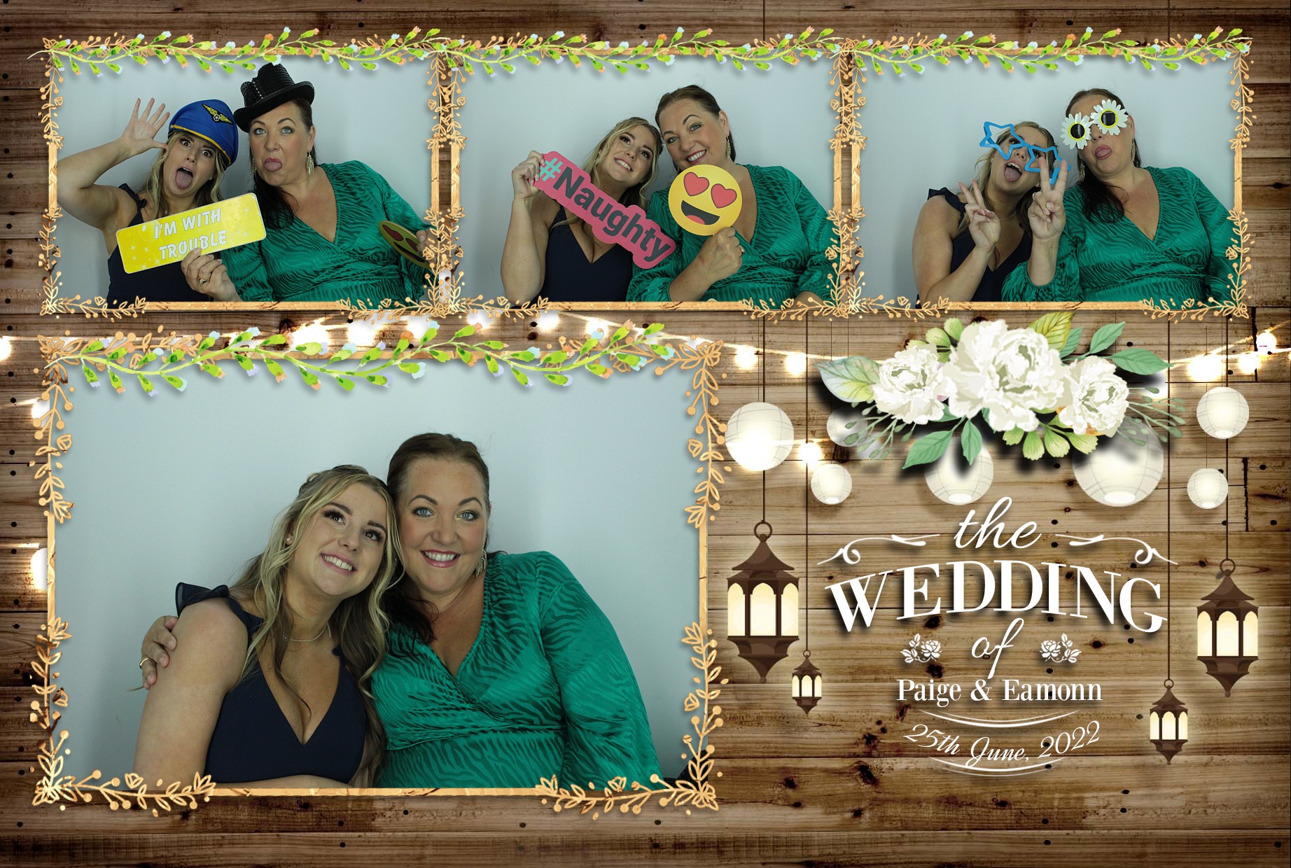 Eamonn & Paige's Wedding  | View more photos from the event at gallery.myphotoboothexperience.co.uk/u/MyPhotoBoothExperienceLtd/Eamonn-Paiges-Wedding