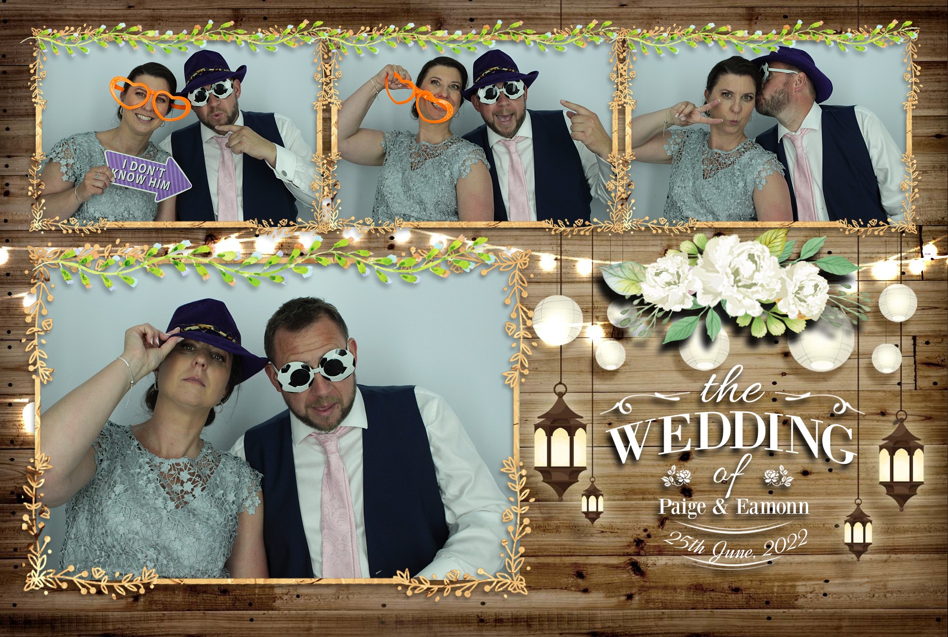 Eamonn & Paige's Wedding  | View more photos from the event at gallery.myphotoboothexperience.co.uk/u/MyPhotoBoothExperienceLtd/Eamonn-Paiges-Wedding