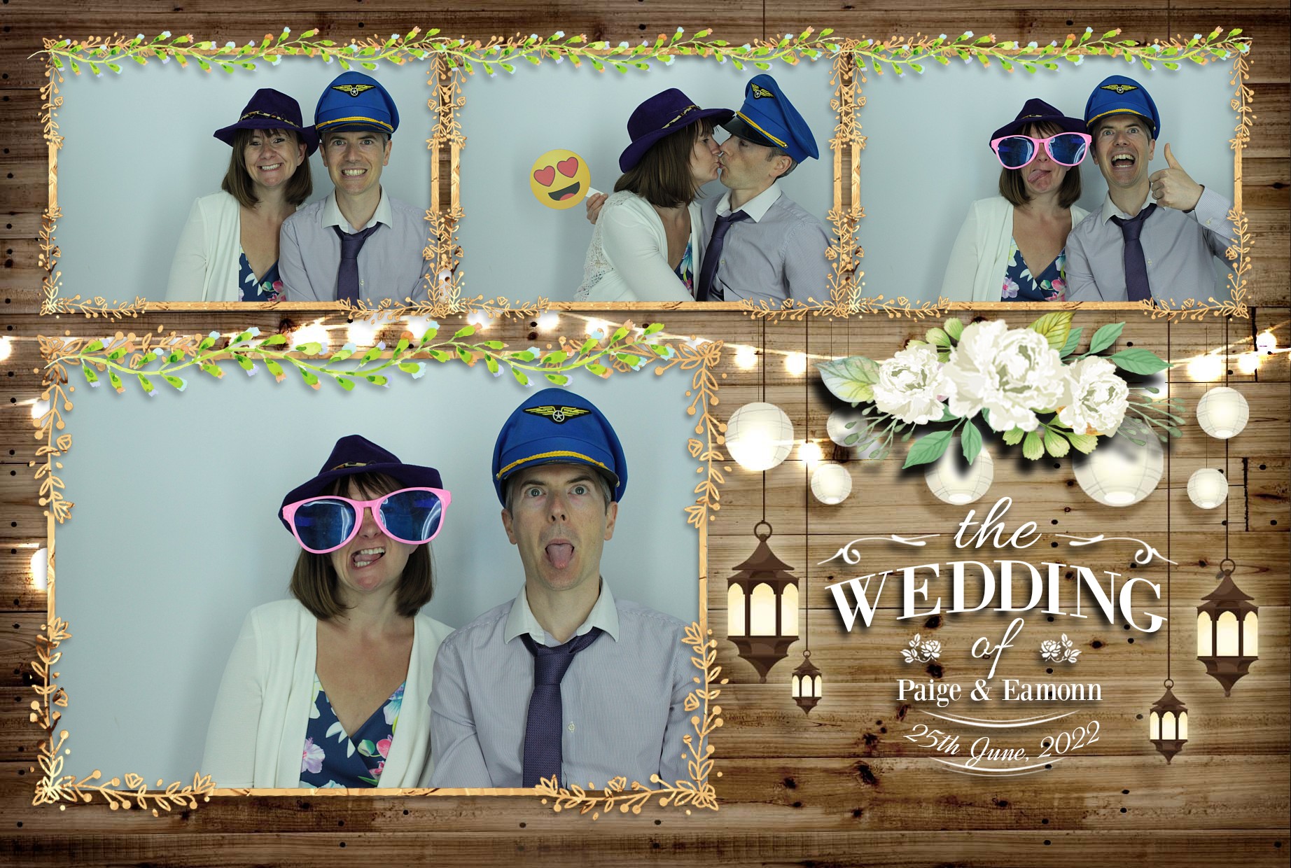 Eamonn & Paige's Wedding  | View more photos from the event at gallery.myphotoboothexperience.co.uk/u/MyPhotoBoothExperienceLtd/Eamonn-Paiges-Wedding
