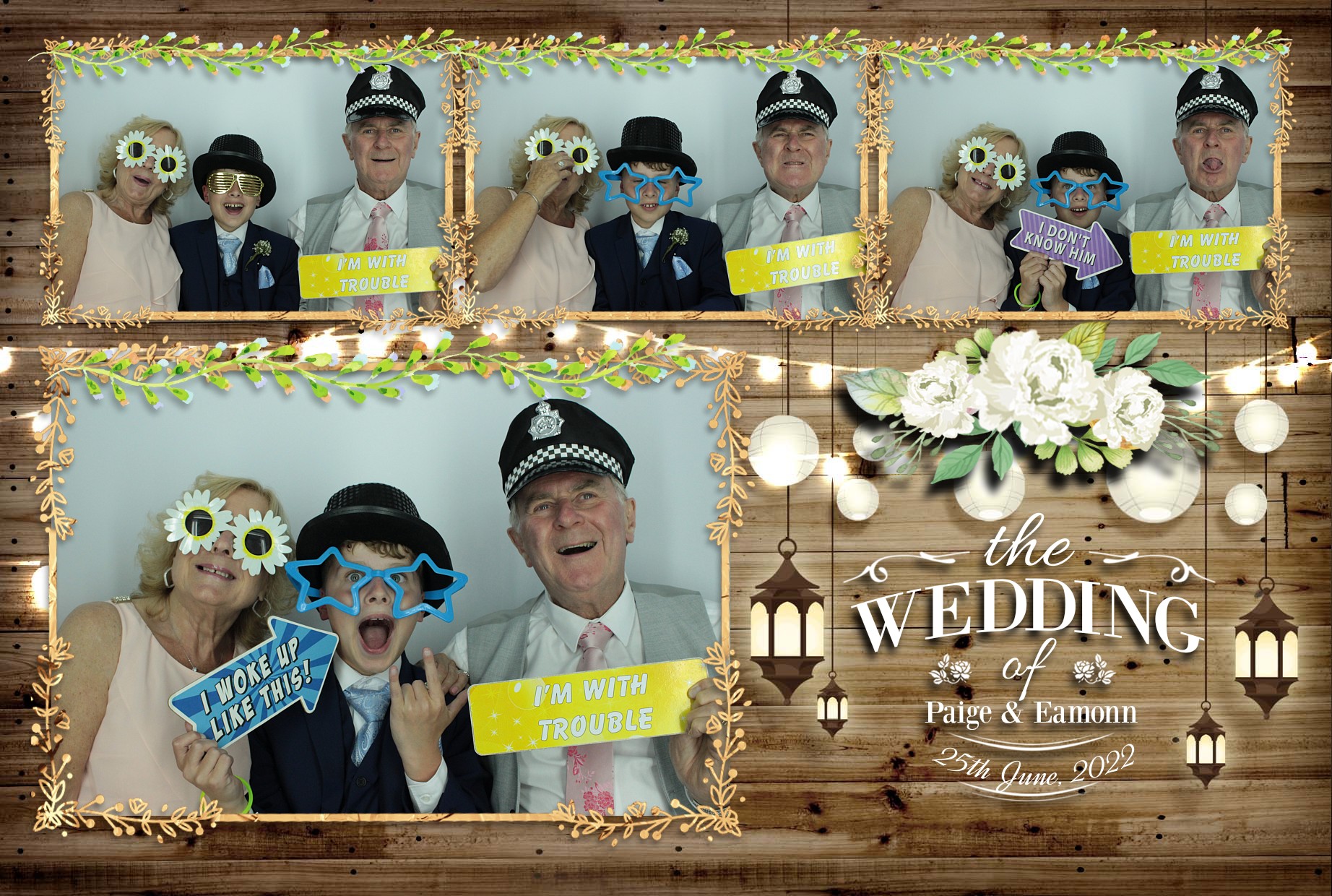 Eamonn & Paige's Wedding  | View more photos from the event at gallery.myphotoboothexperience.co.uk/u/MyPhotoBoothExperienceLtd/Eamonn-Paiges-Wedding