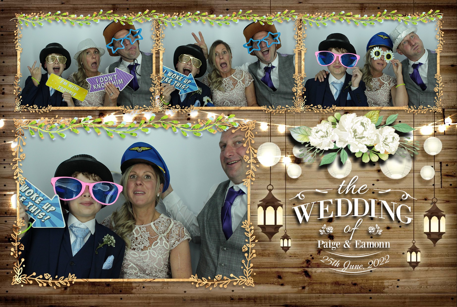Eamonn & Paige's Wedding  | View more photos from the event at gallery.myphotoboothexperience.co.uk/u/MyPhotoBoothExperienceLtd/Eamonn-Paiges-Wedding